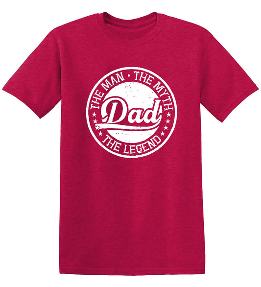 Funny T-Shirts design "The Man, The Myth - Legendary Father's Day Shirt"