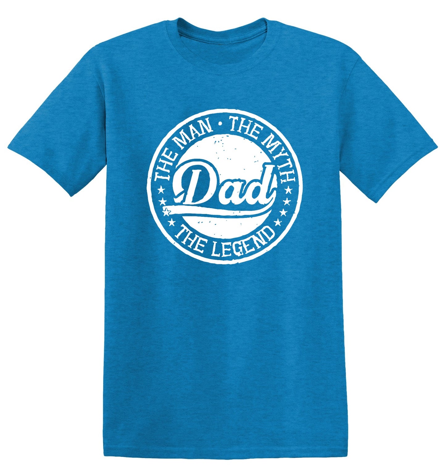 Funny T-Shirts design "The Man, The Myth - Legendary Father's Day Shirt - Ring Spun Tee"