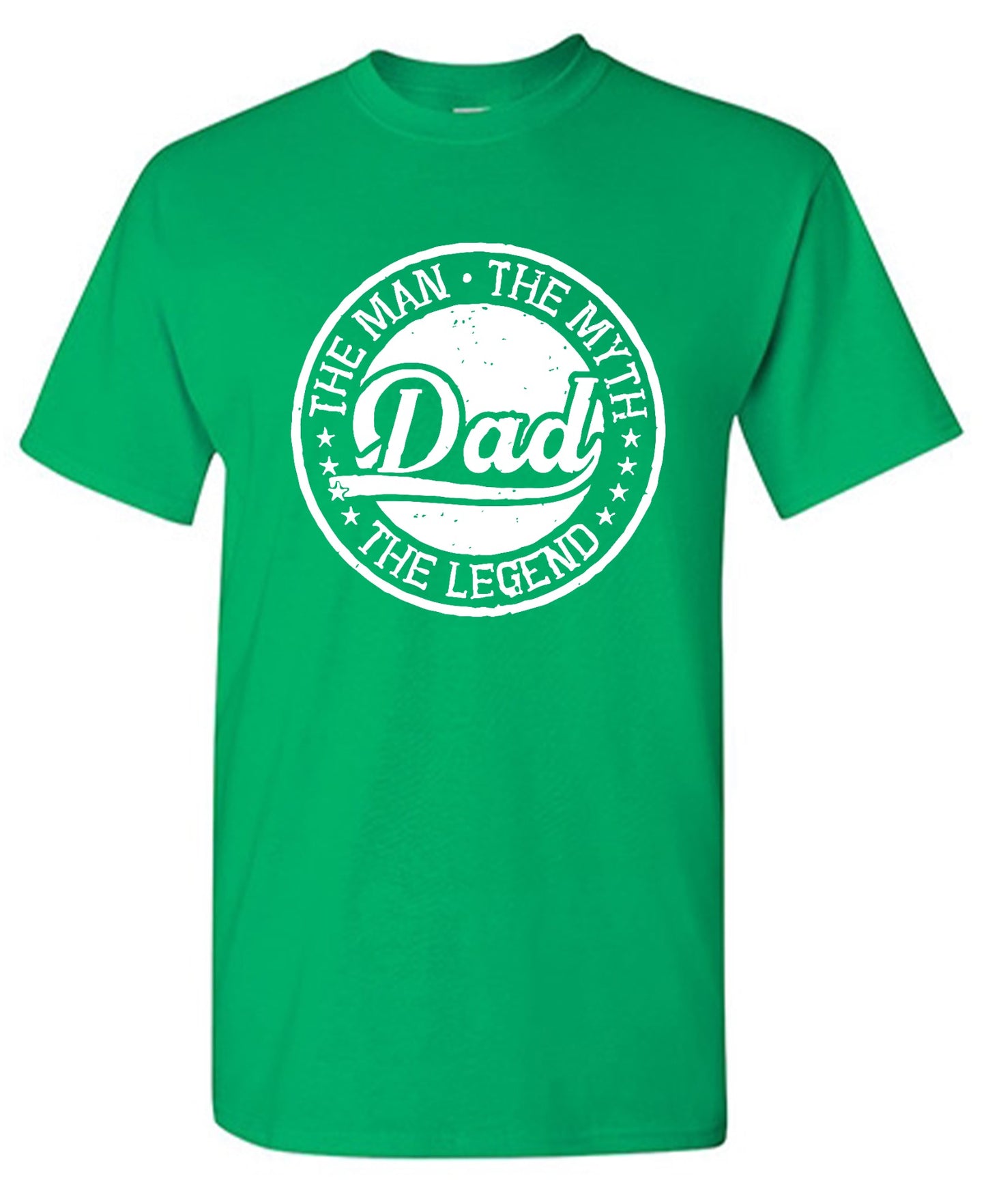 Funny T-Shirts design "The Man, The Myth - Legendary Father's Day Shirt - Ring Spun Tee"