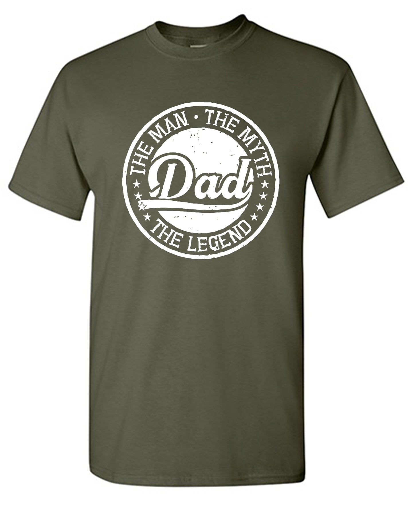 Funny T-Shirts design "The Man, The Myth - Legendary Father's Day Shirt"