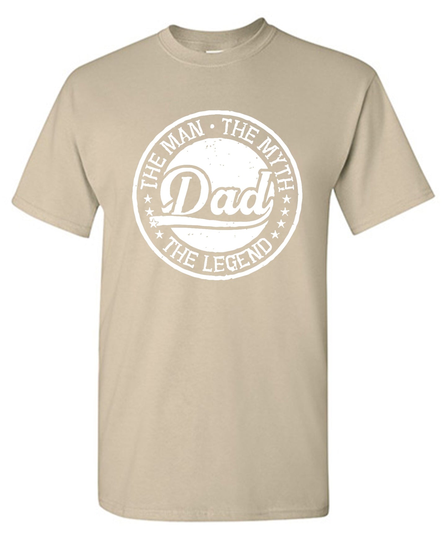 Funny T-Shirts design "The Man, The Myth - Legendary Father's Day Shirt"