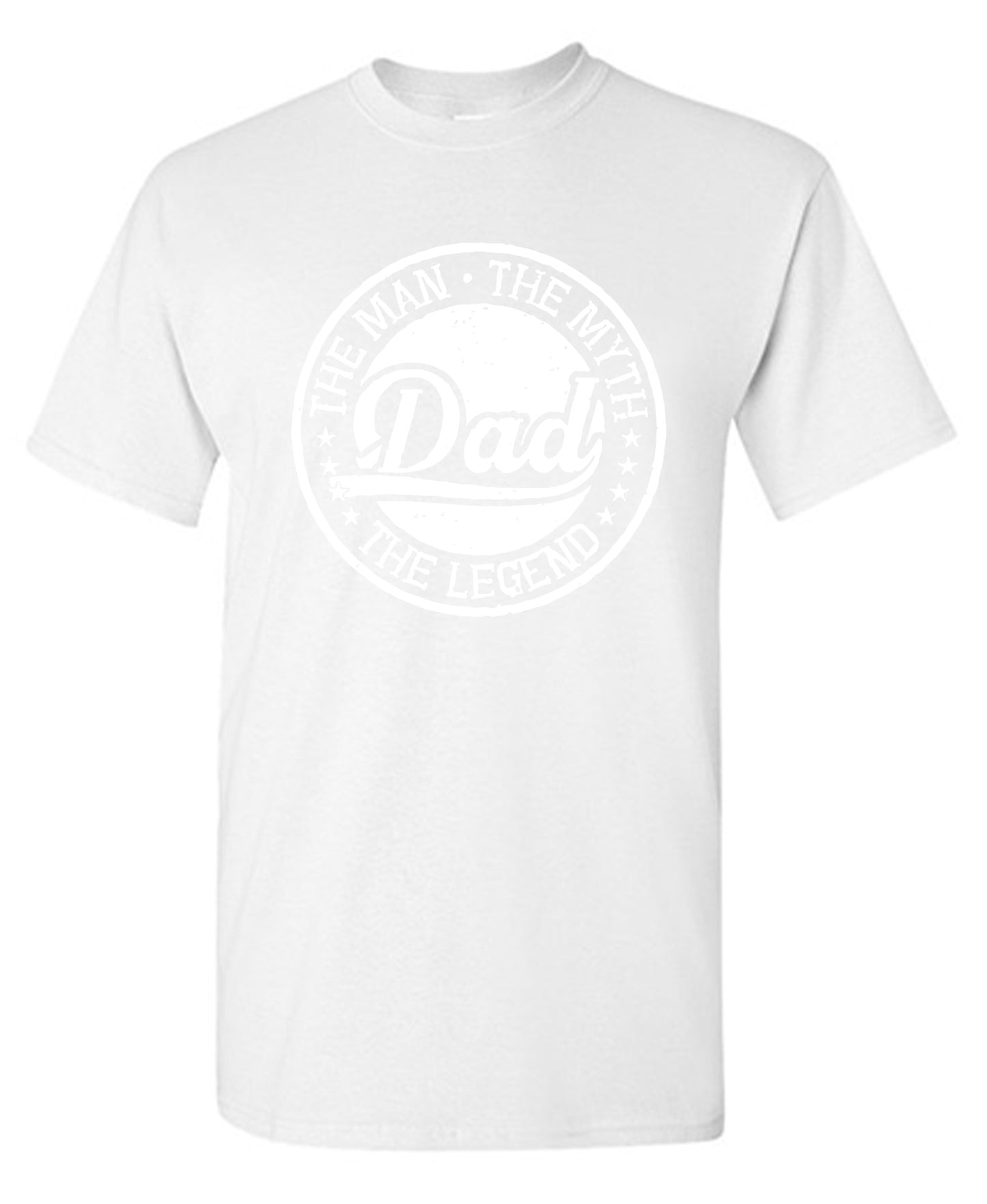 Funny T-Shirts design "The Man, The Myth - Legendary Father's Day Shirt"