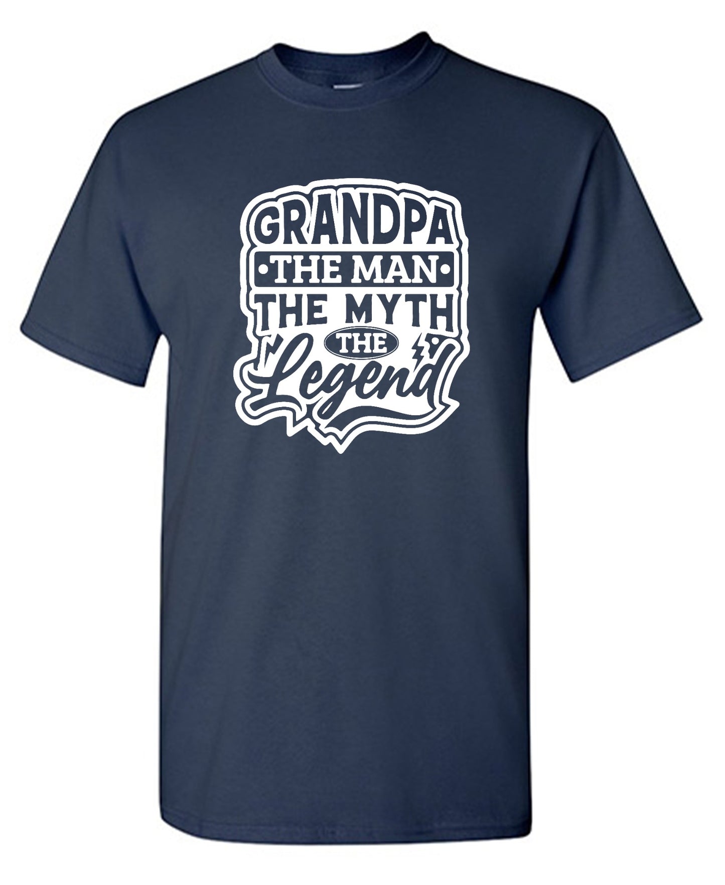 Funny T-Shirts design "Grandpa, The Man, The Myth, The Legend"