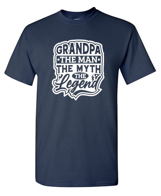 Funny T-Shirts design "Grandpa, The Man, The Myth, The Legend"