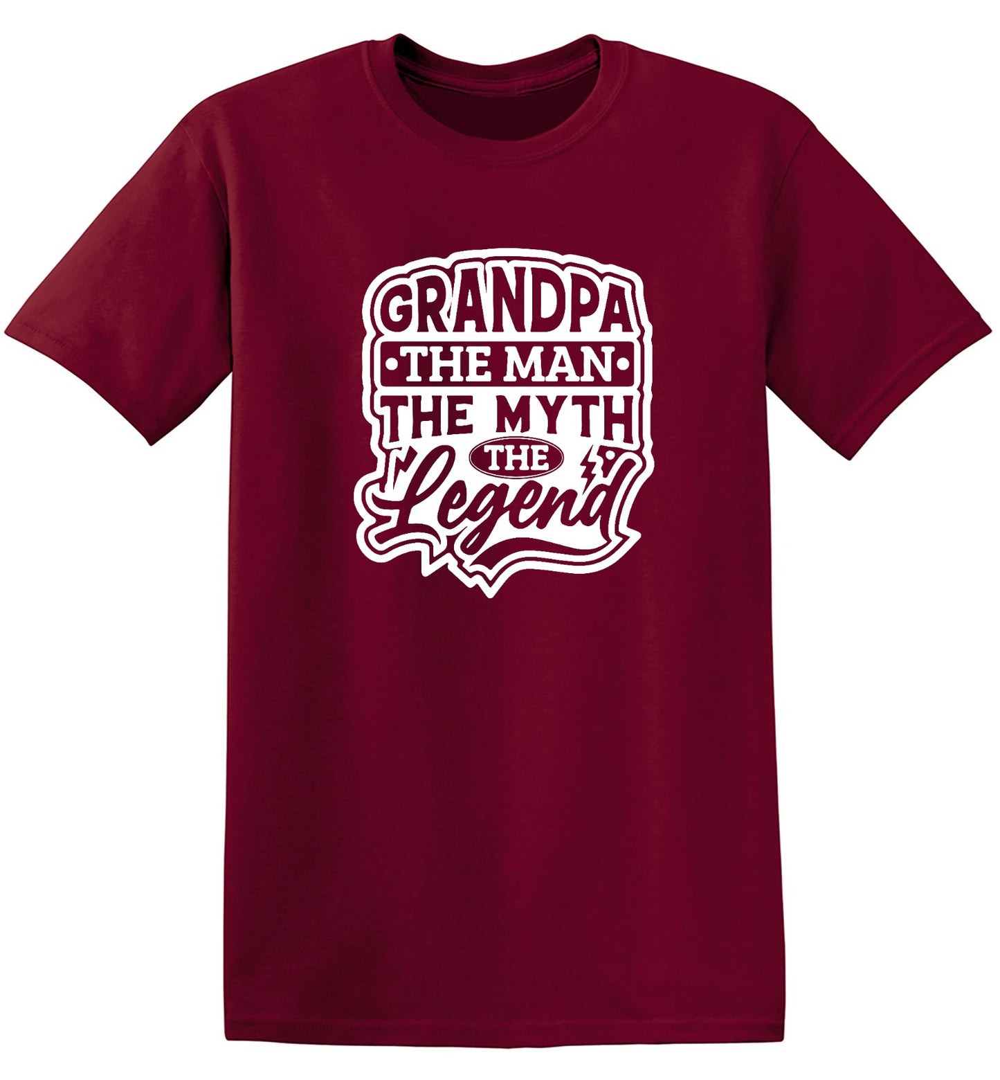 Funny T-Shirts design "Grandpa, The Man, The Myth, The Legend"
