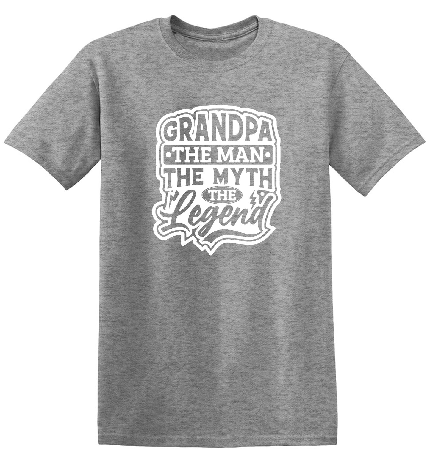 Funny T-Shirts design "Grandpa, The Man, The Myth, The Legend"