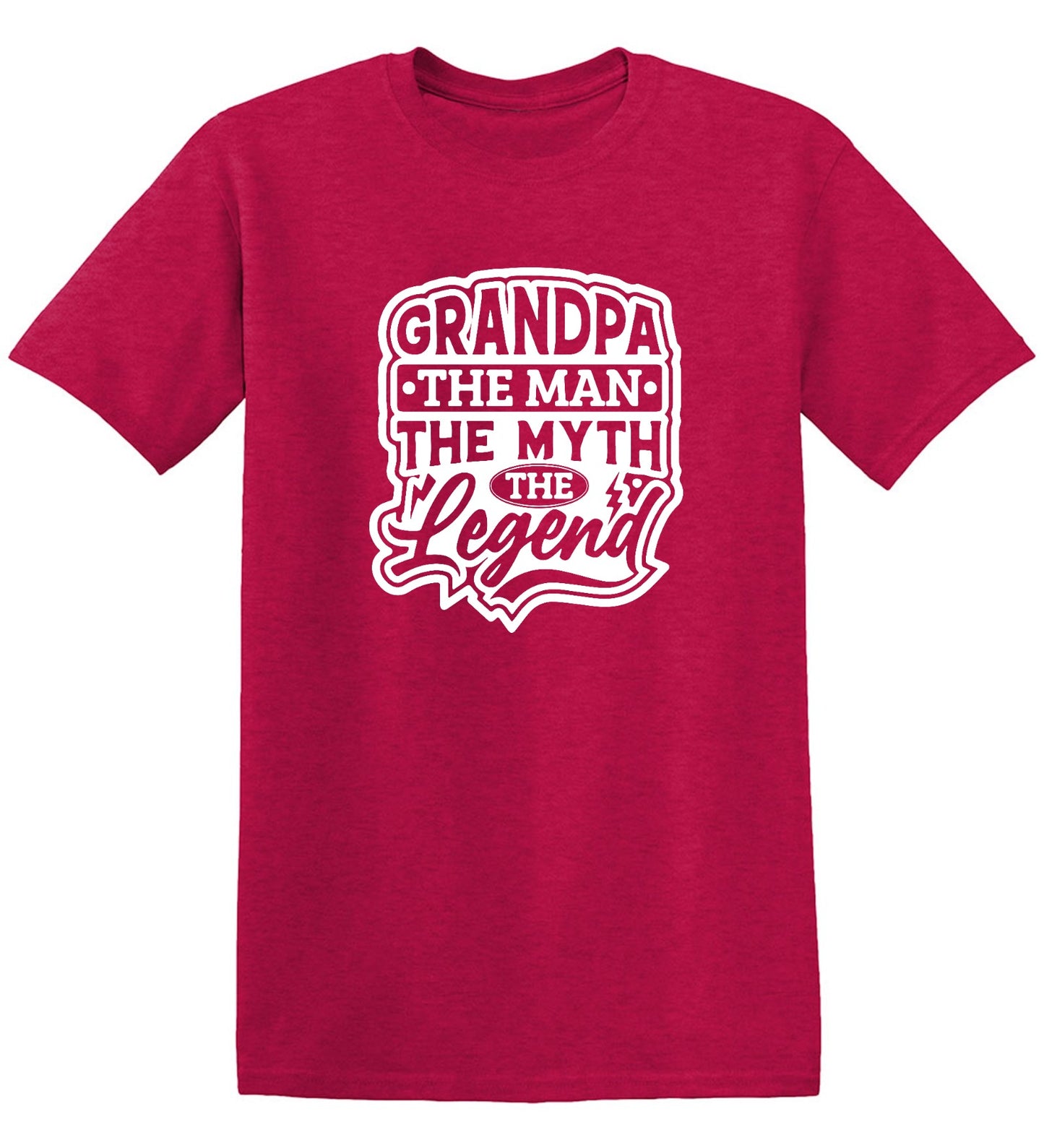 Funny T-Shirts design "Grandpa, The Man, The Myth, The Legend"