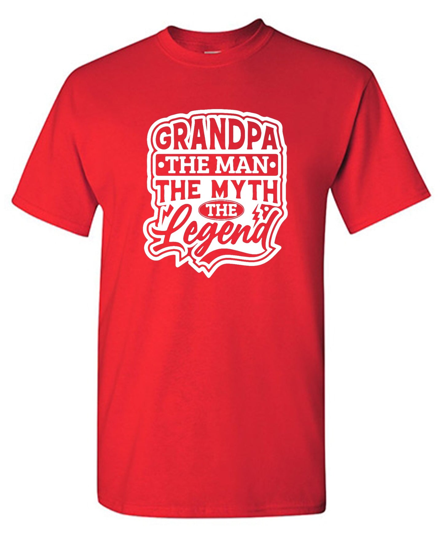 Funny T-Shirts design "Grandpa, The Man, The Myth, The Legend"