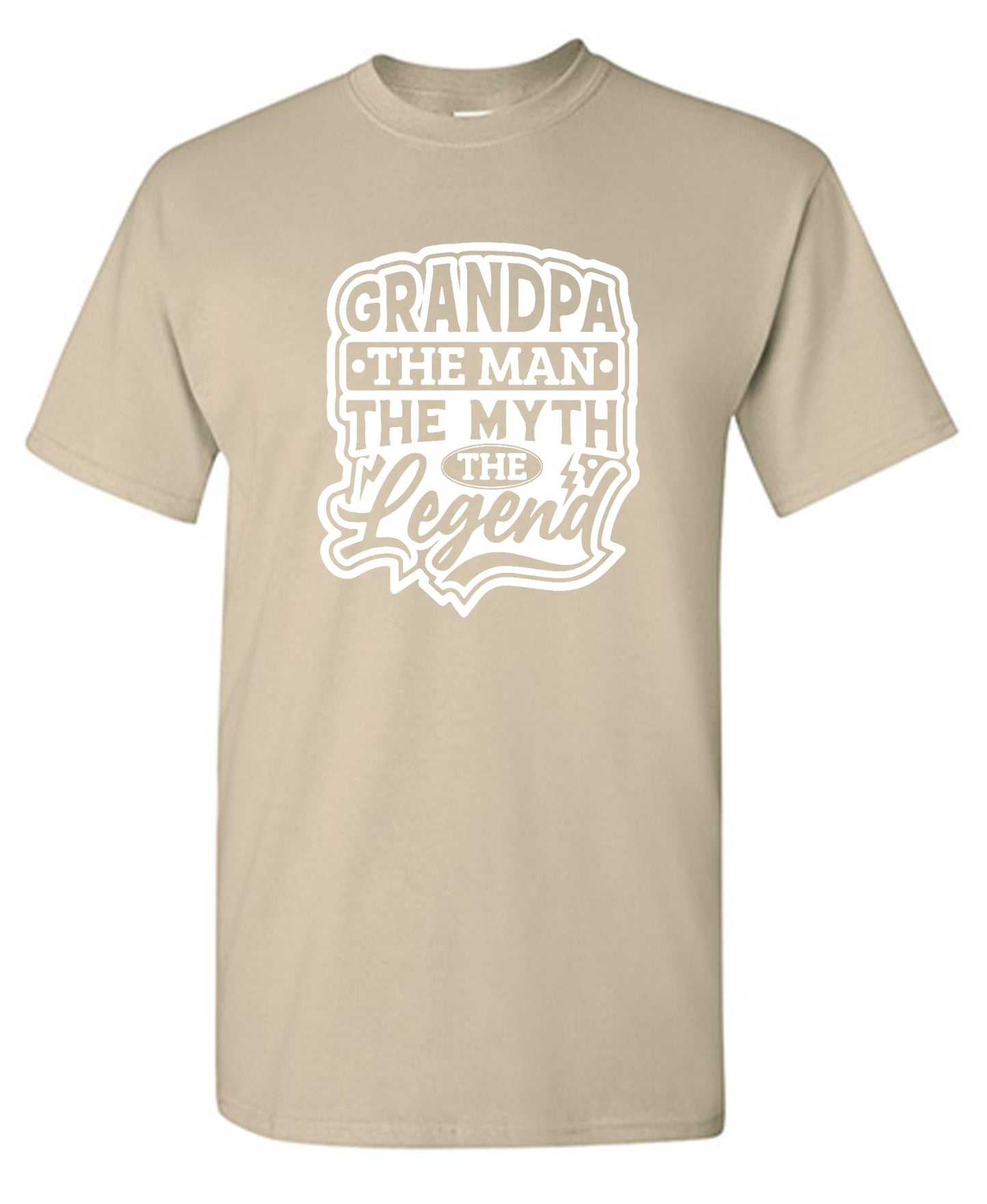 Funny T-Shirts design "Grandpa, The Man, The Myth, The Legend"