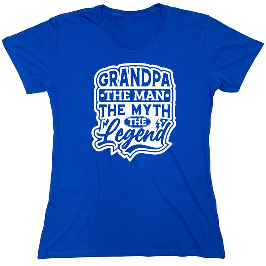 Funny T-Shirts design "Grandpa, The Man, The Myth, The Legend - Womens"
