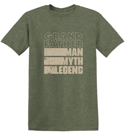Grand Father Man, Myth, Legend Fathers Day T Shirt - Roadkill T-Shirts