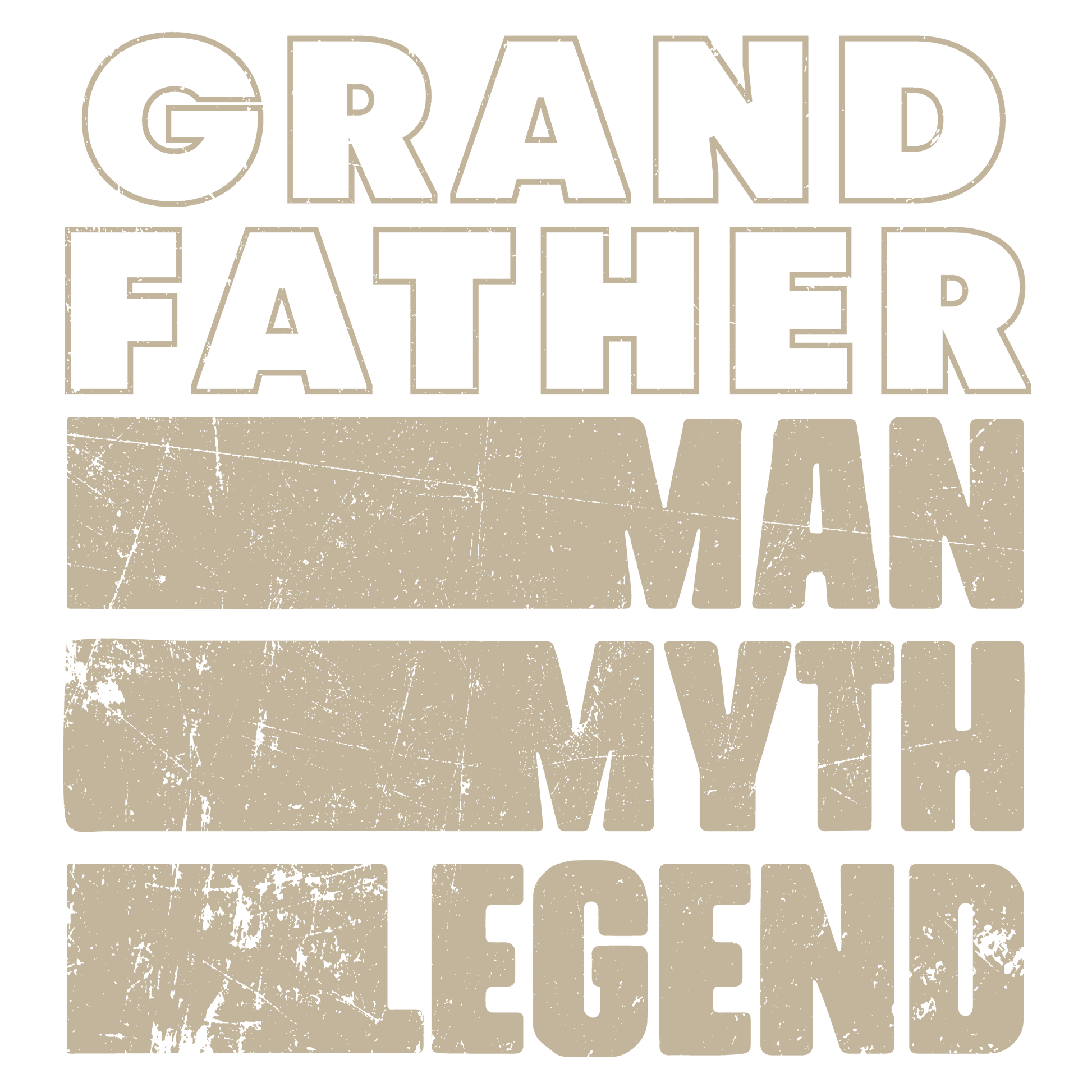 Grand Father Man, Myth, Legend Fathers Day T Shirt - Roadkill T-Shirts
