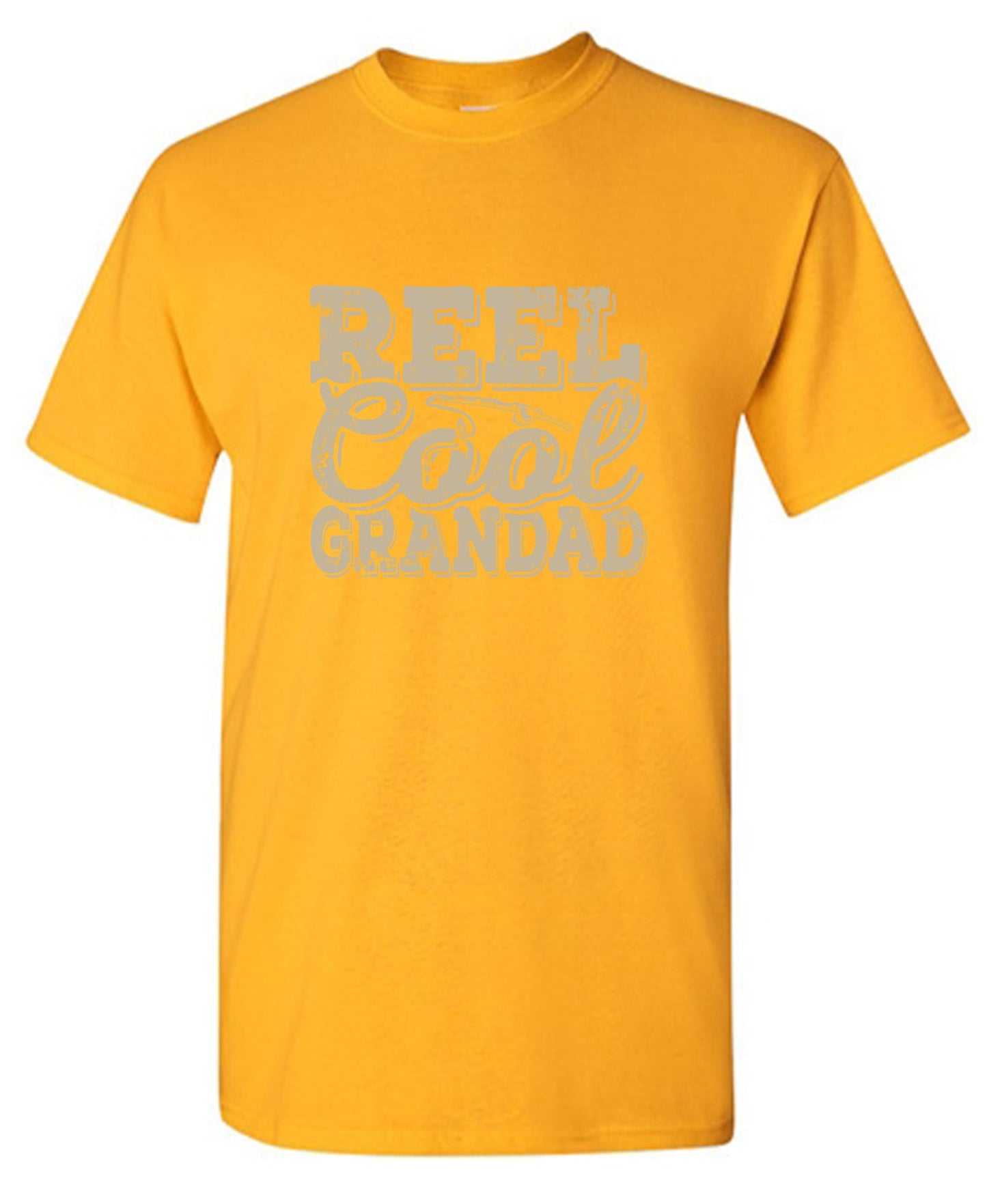 Funny T-Shirts design "Reel Cool Grandad - Shirt for Grandpa that loves Fishing"