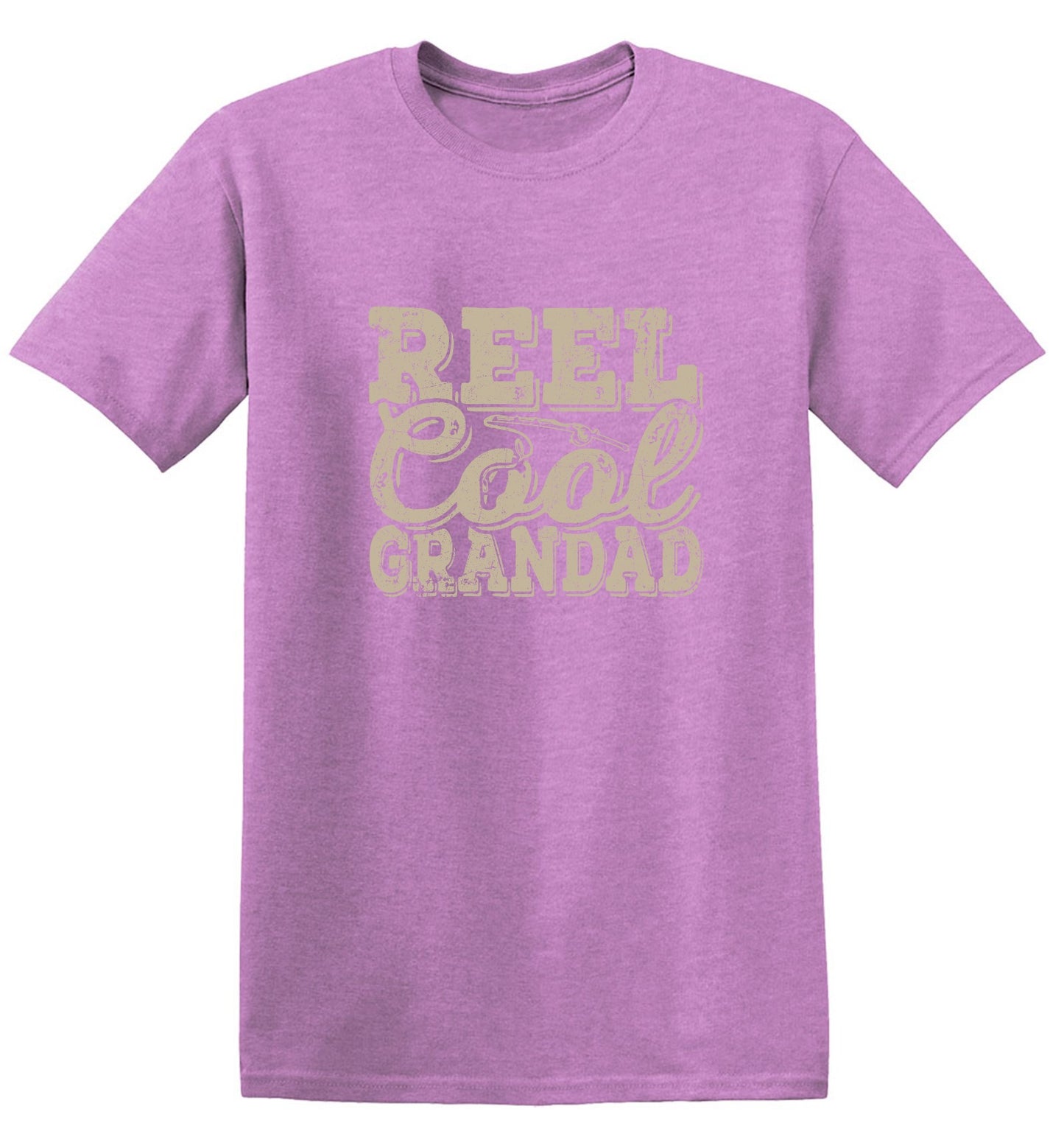 Funny T-Shirts design "Reel Cool Grandad - Shirt for Grandpa that loves Fishing"