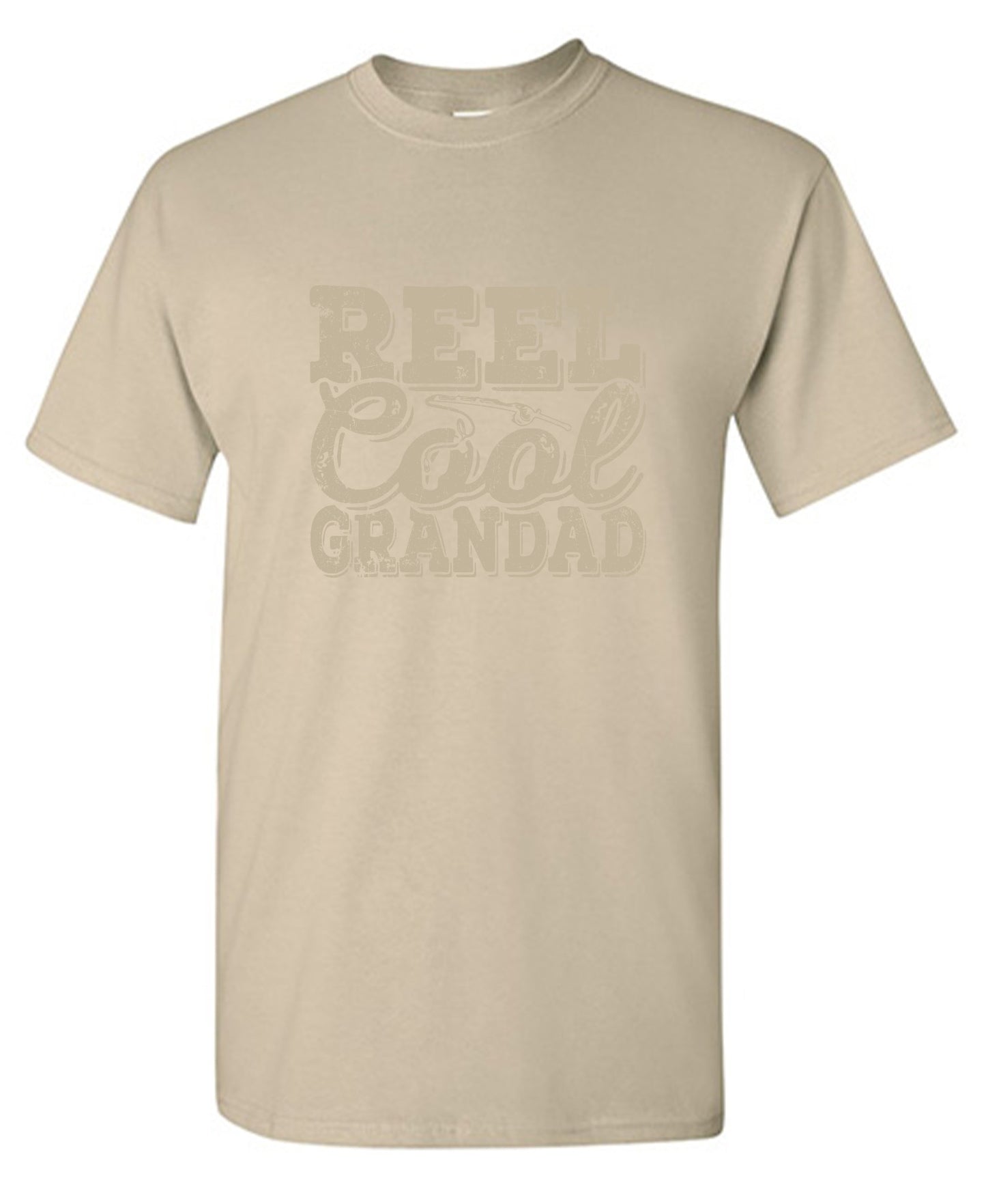 Funny T-Shirts design "Reel Cool Grandad - Shirt for Grandpa that loves Fishing"