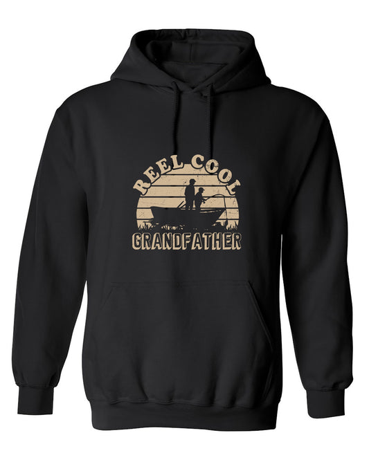 Funny T-Shirts design "Reel Cool Grand Father Shirt - Hoodie"