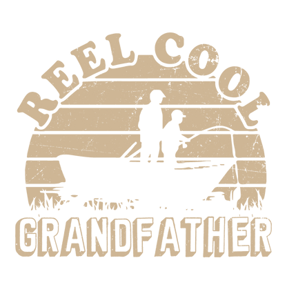 Funny T-Shirts design "Reel Cool Grand Father Shirt"