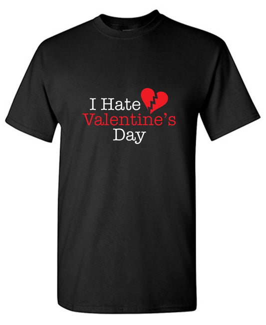 Funny T-Shirts design "I Hate Valentines Day - Youth"