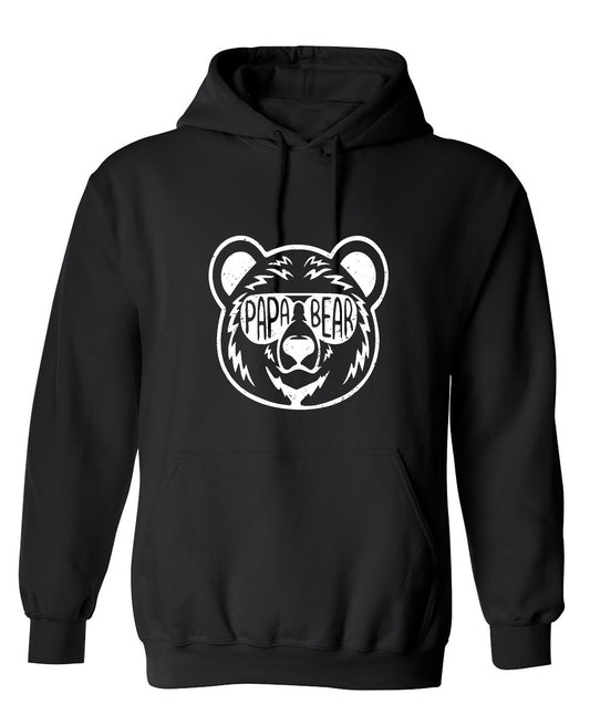Funny T-Shirts design "Papa Bear - Fathers Day Shirt - Hoodie"