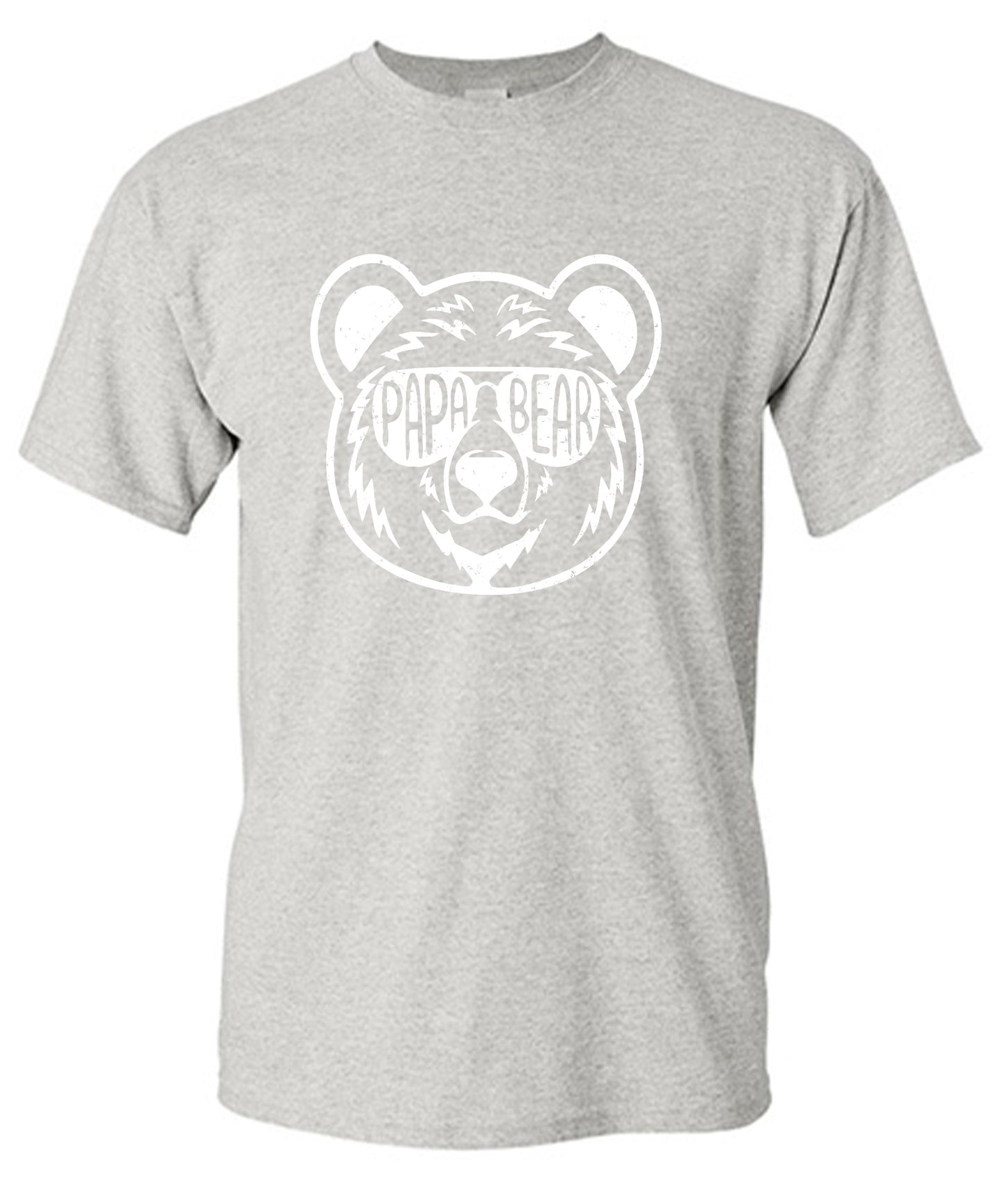 Funny T-Shirts design "Papa Bear - Fathers Day Shirt - Ring Spun Tee"