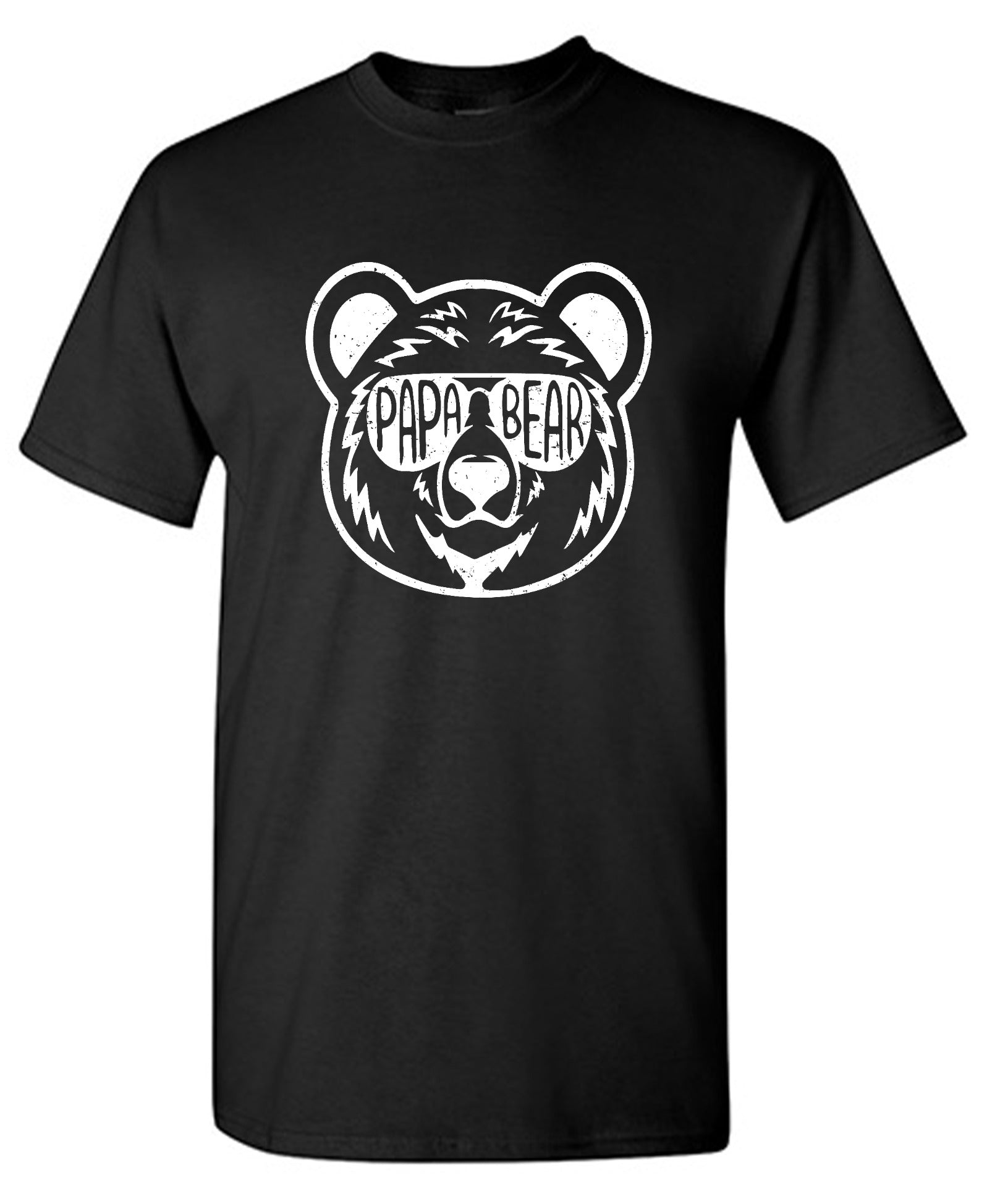 Funny T-Shirts design "Papa Bear - Fathers Day Shirt - Ring Spun Tee"
