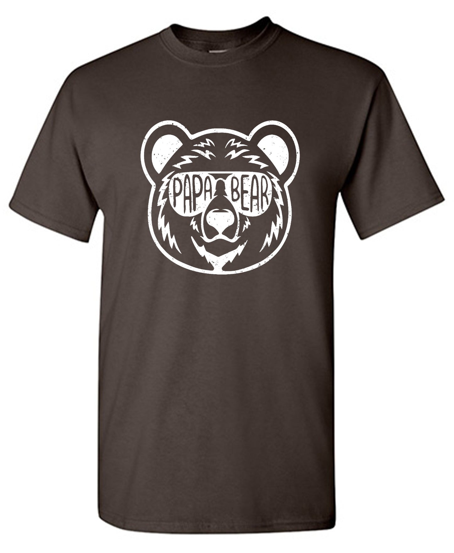 Funny T-Shirts design "Papa Bear - Fathers Day Shirt - Ring Spun Tee"