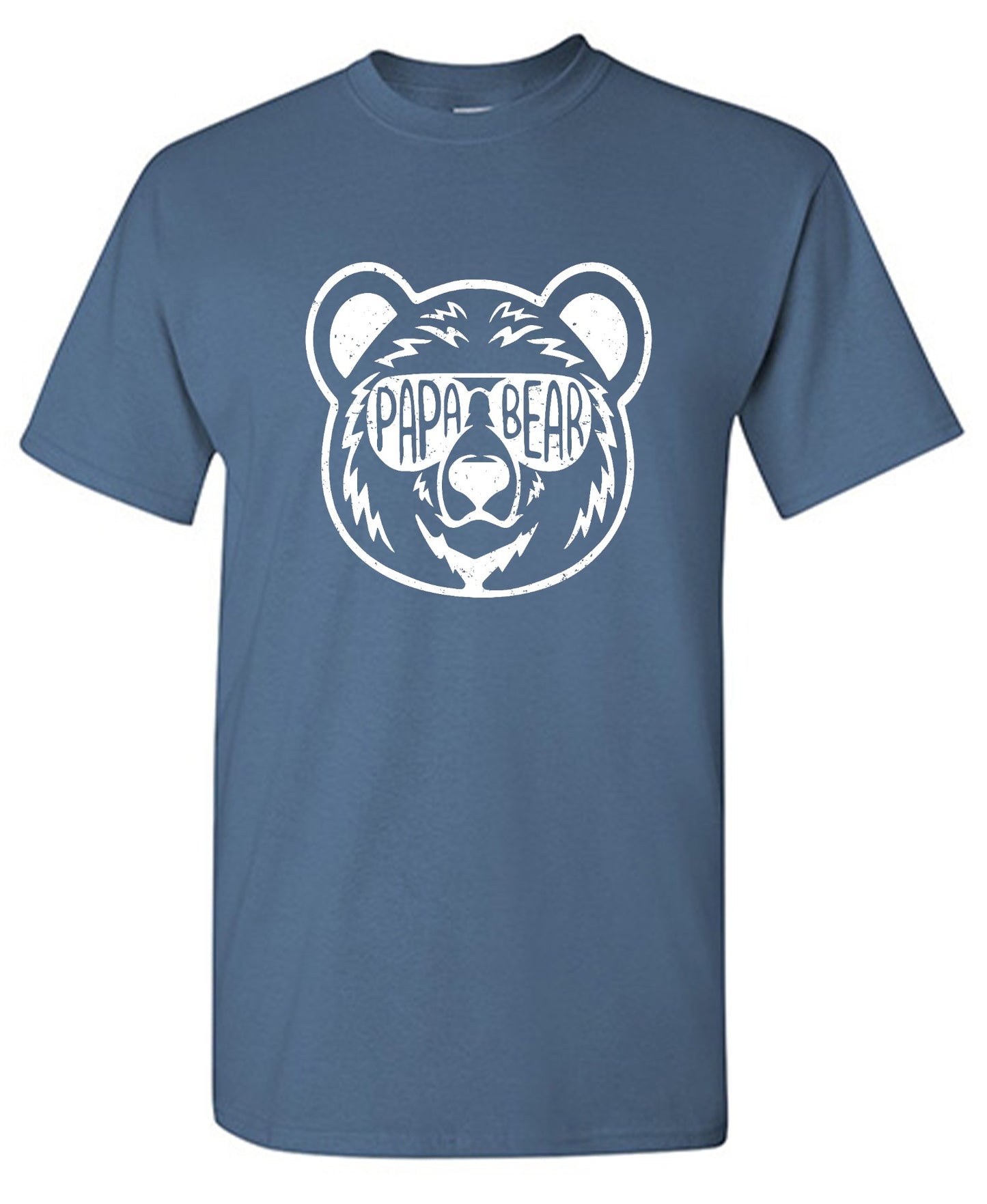 Funny T-Shirts design "Papa Bear - Fathers Day Shirt - Ring Spun Tee"