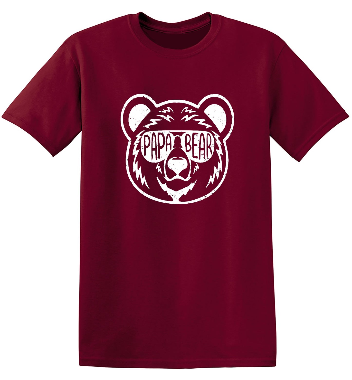 Funny T-Shirts design "Papa Bear - Fathers Day Shirt - Ring Spun Tee"