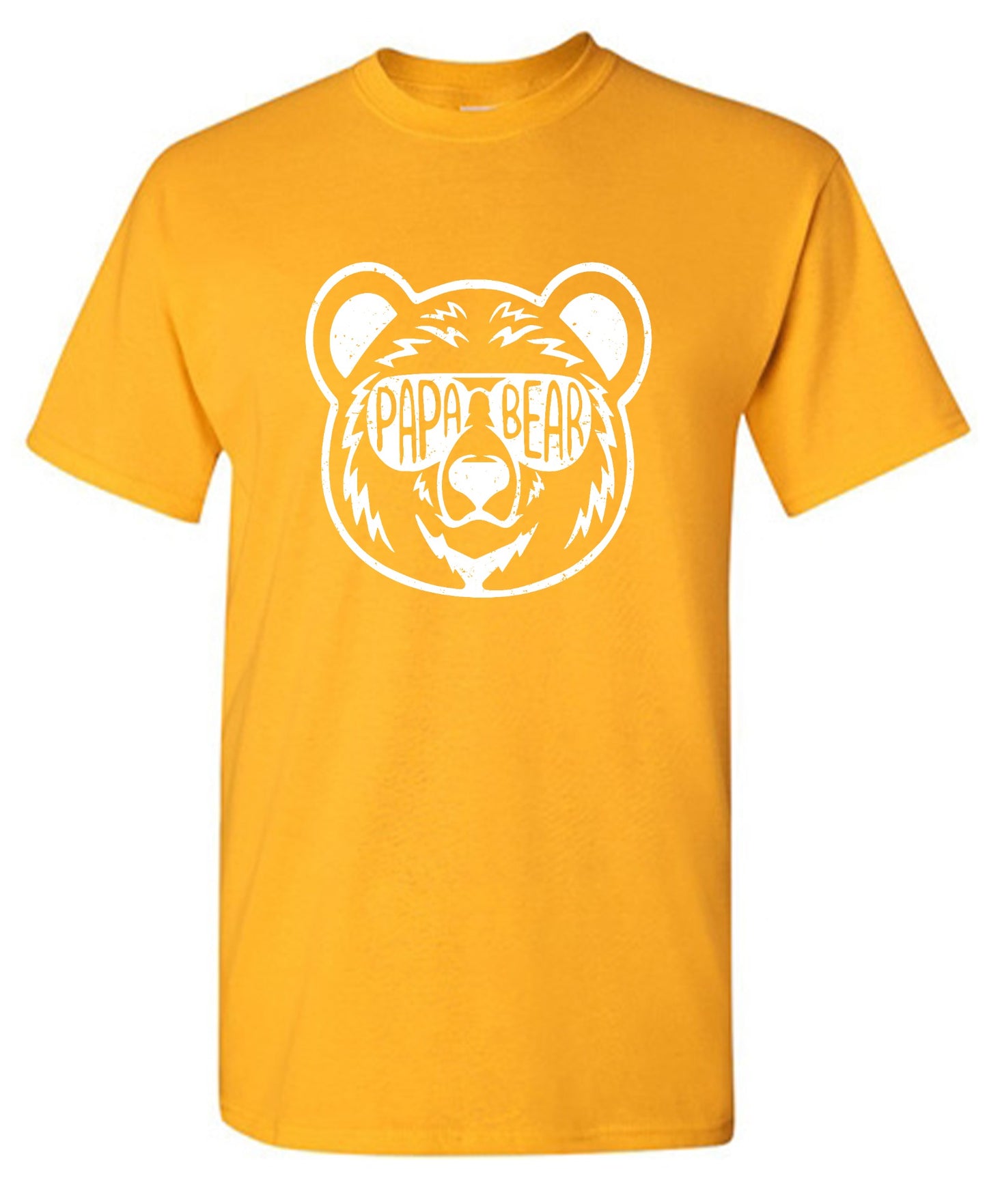 Funny T-Shirts design "Papa Bear - Fathers Day Shirt - Ring Spun Tee"