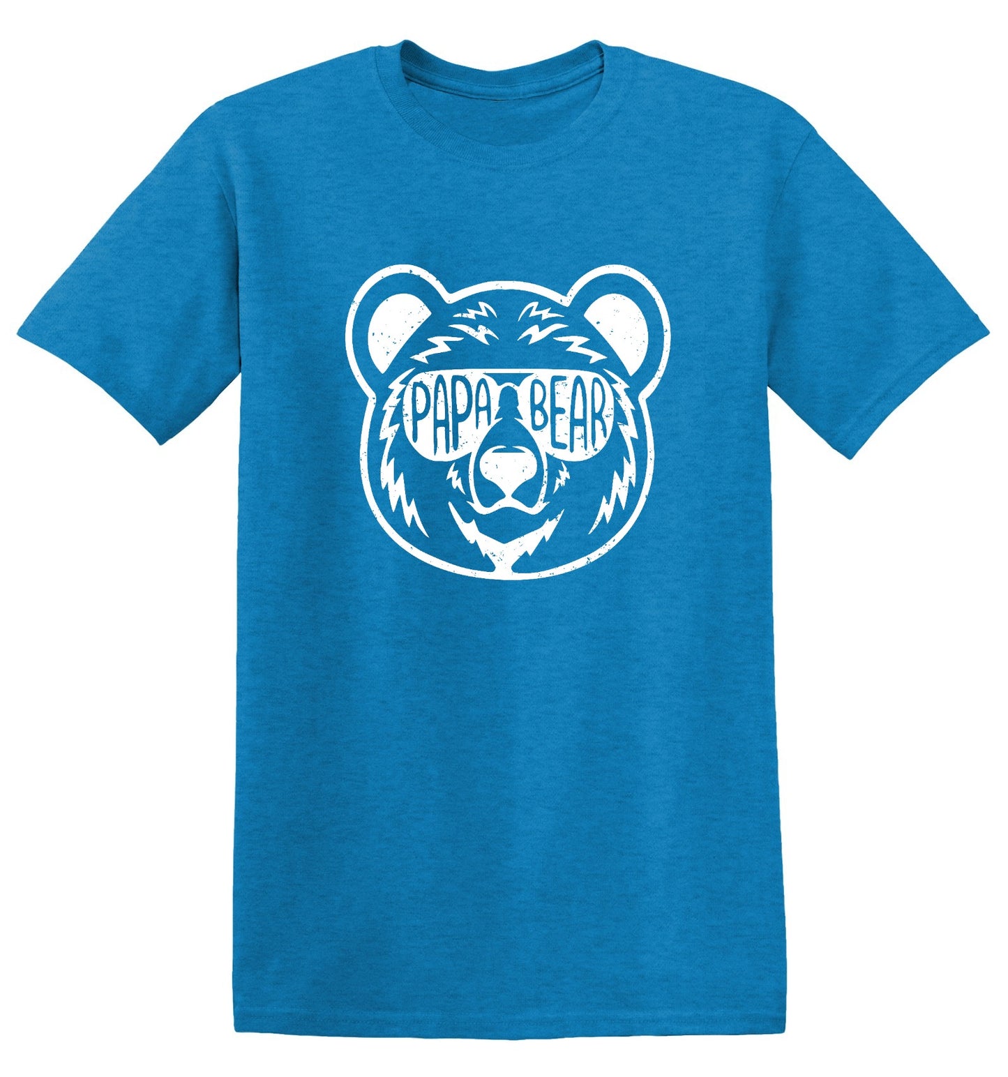 Funny T-Shirts design "Papa Bear - Fathers Day Shirt - Ring Spun Tee"