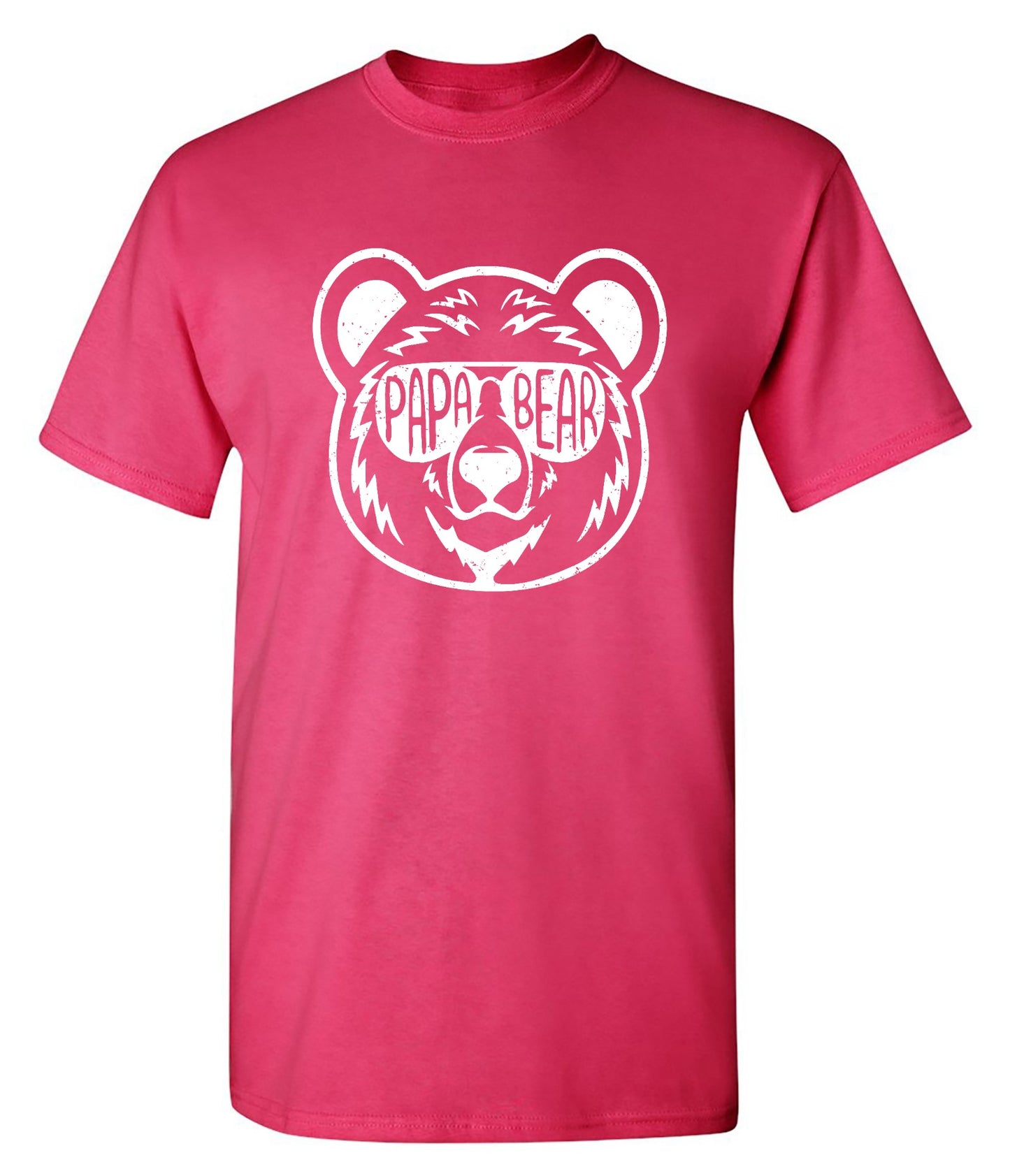 Funny T-Shirts design "Papa Bear - Fathers Day Shirt - Ring Spun Tee"