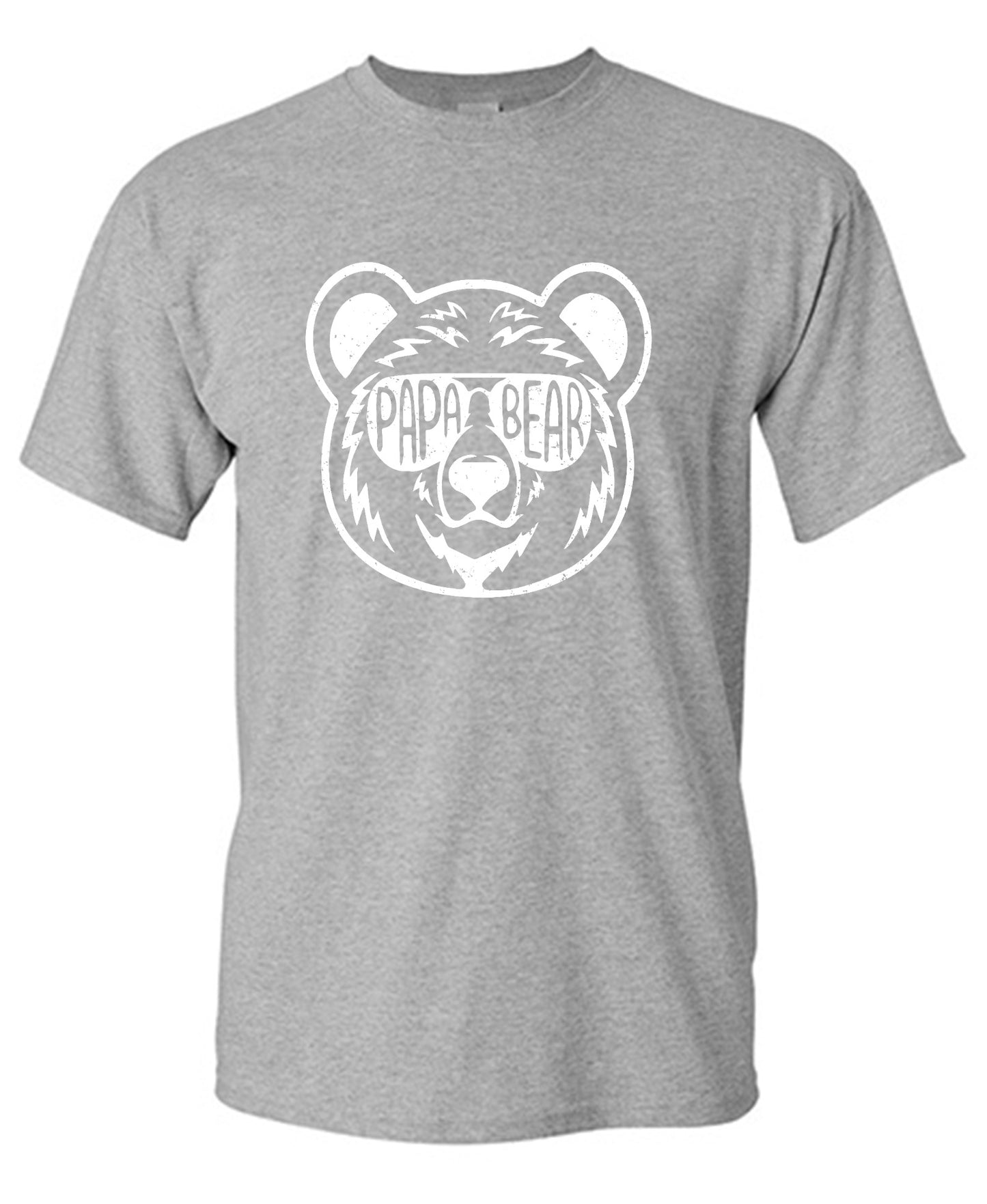 Funny T-Shirts design "Papa Bear - Fathers Day Shirt - Ring Spun Tee"