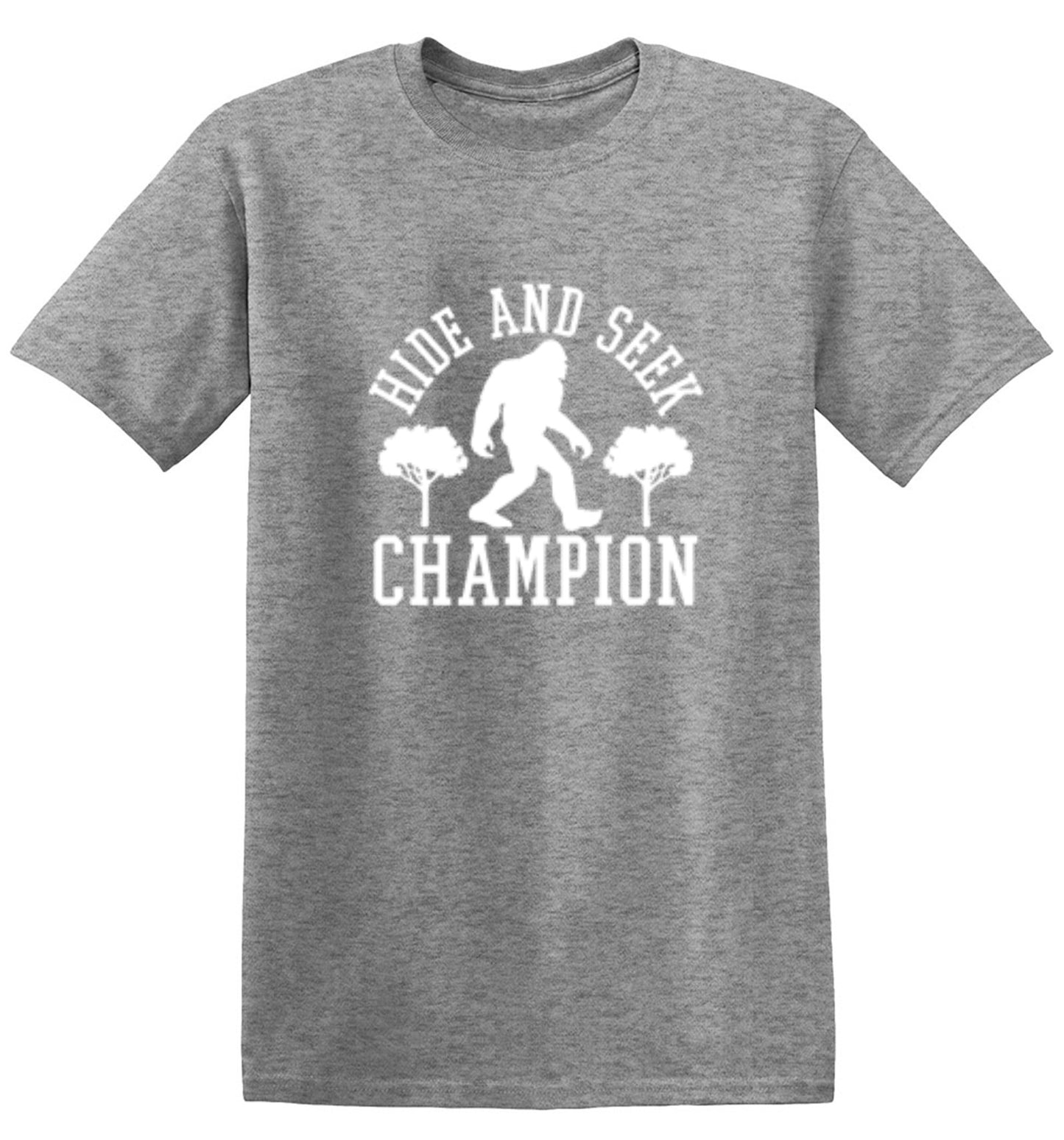 Funny T-Shirts design "Bigfoot - Hide And Seek Champion - Youth"