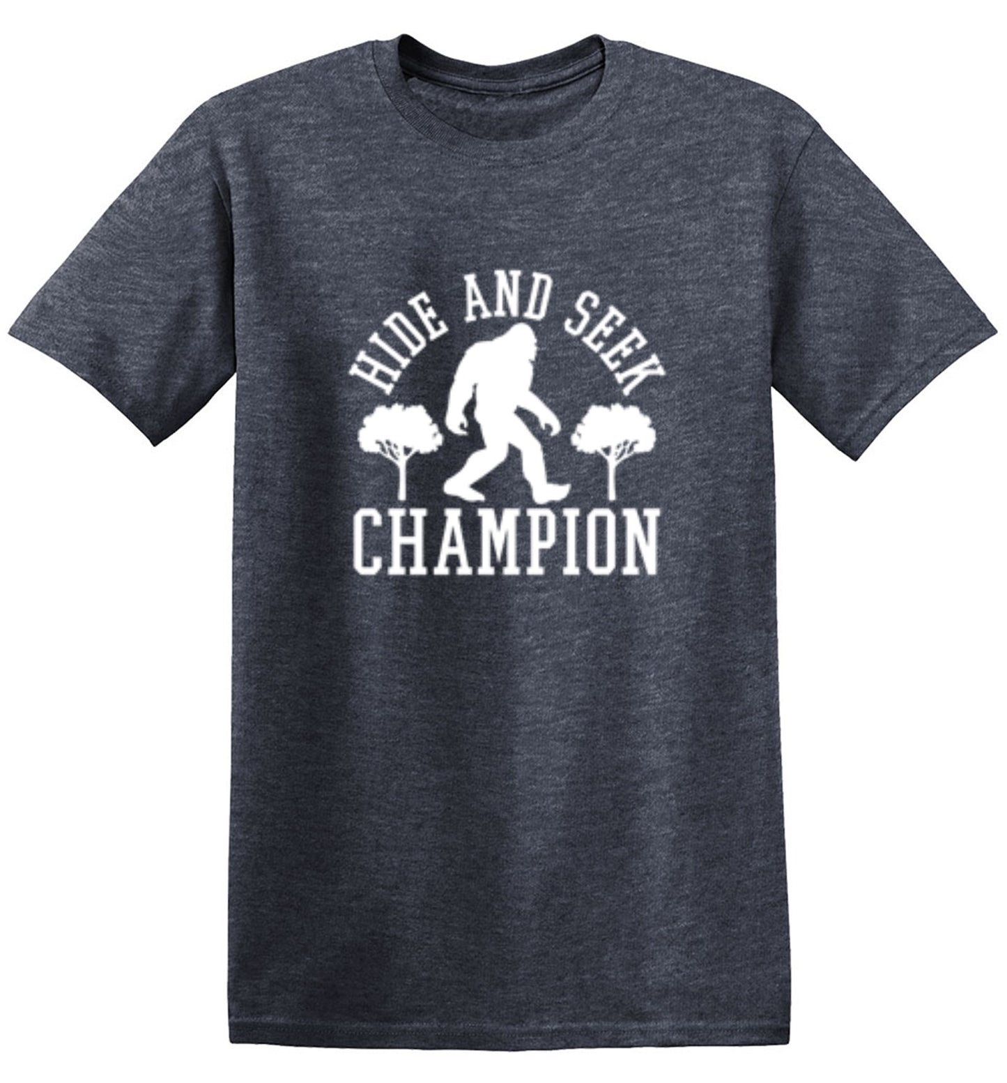 Funny T-Shirts design "Bigfoot - Hide And Seek Champion - Youth"