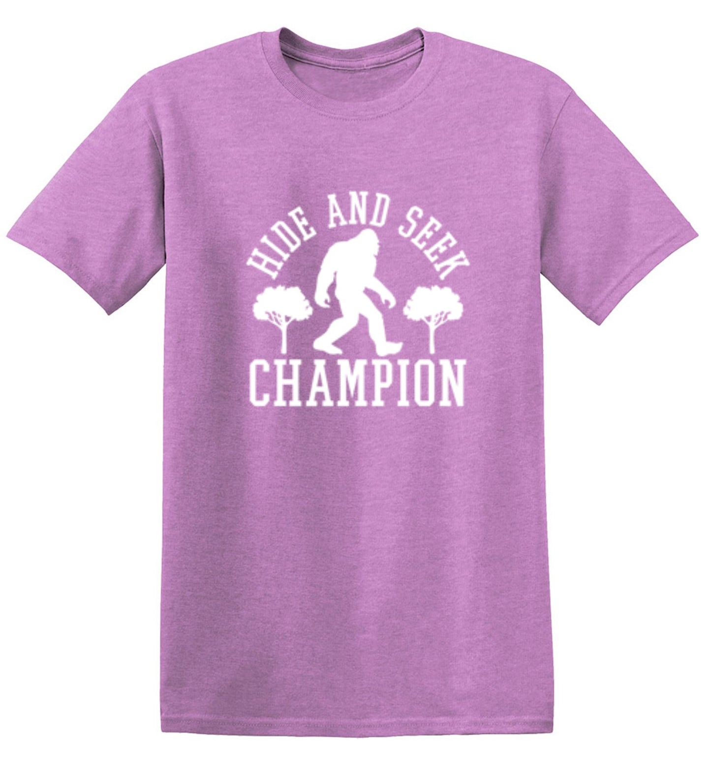 Funny T-Shirts design "Bigfoot - Hide And Seek Champion - Youth"