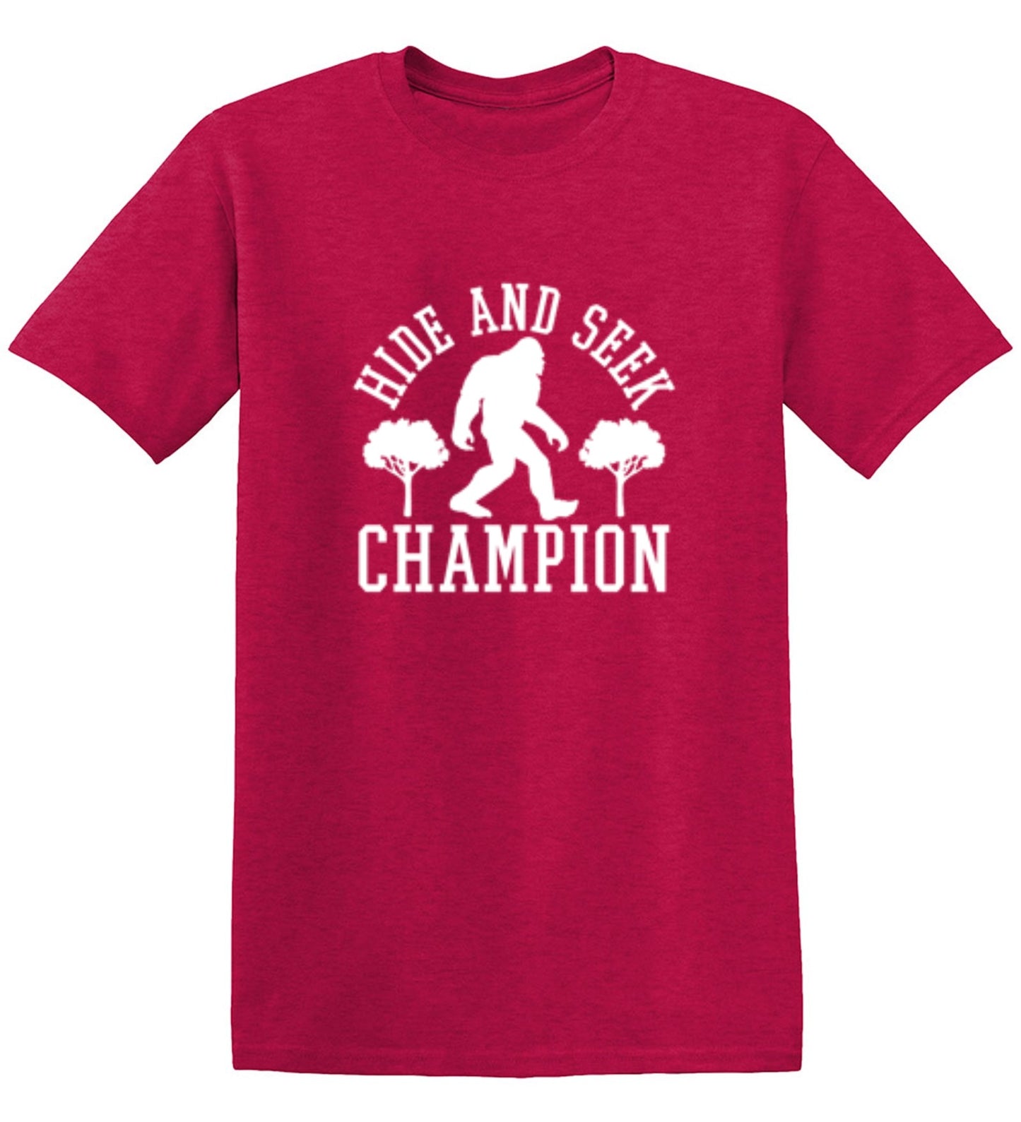 Funny T-Shirts design "Bigfoot - Hide And Seek Champion - Youth"