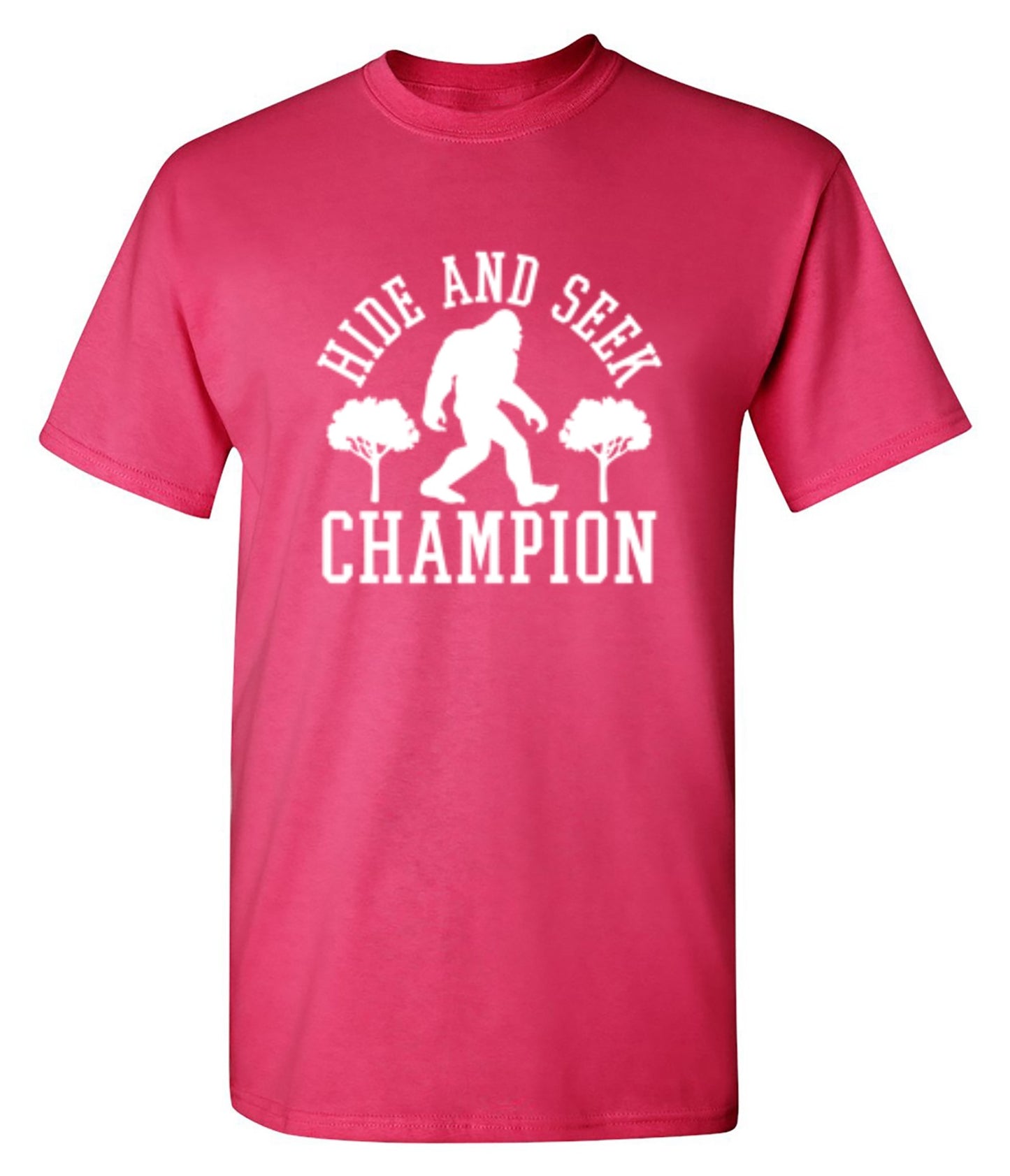 Funny T-Shirts design "Bigfoot - Hide And Seek Champion - Youth"