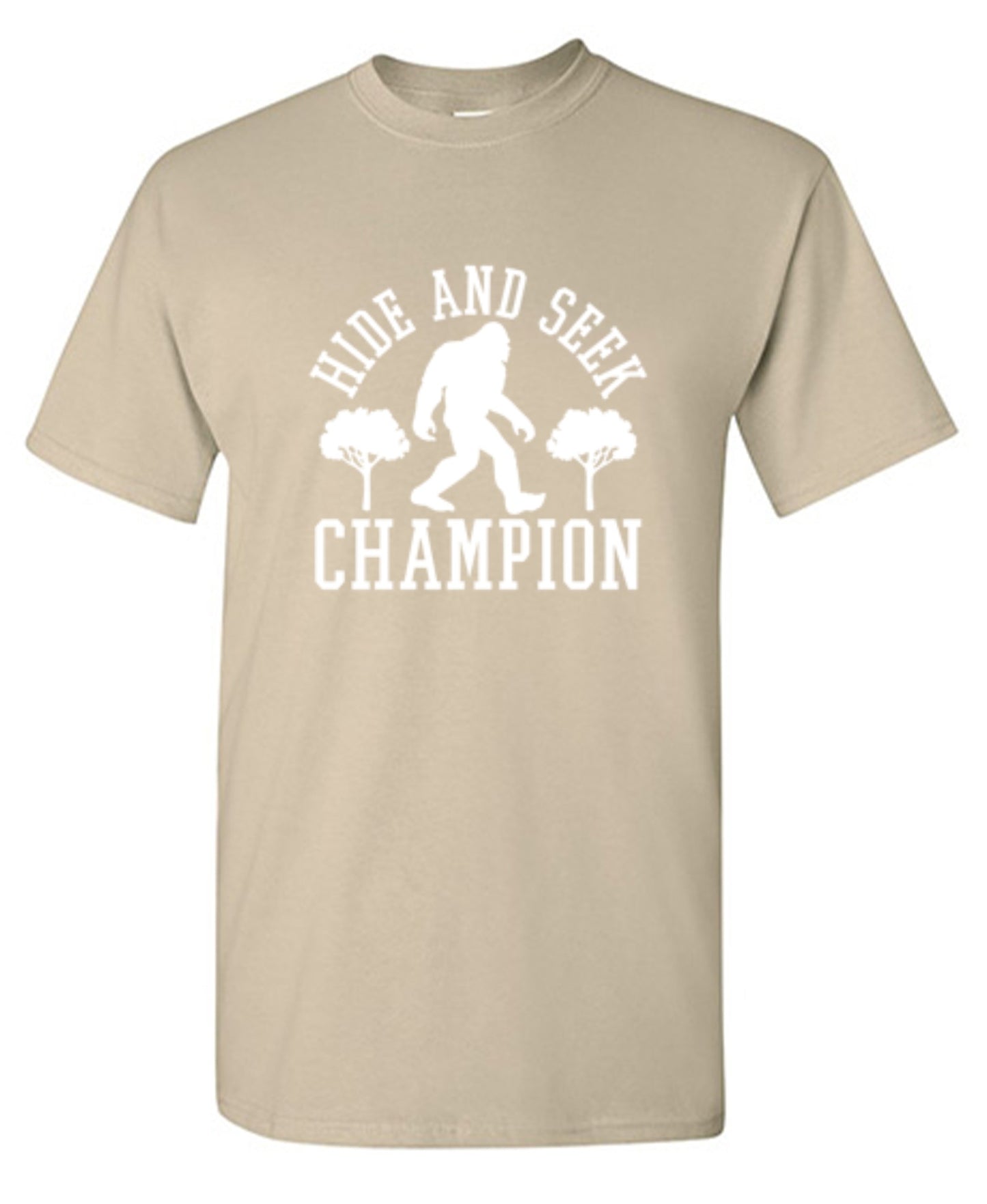 Funny T-Shirts design "Bigfoot - Hide And Seek Champion - Youth"