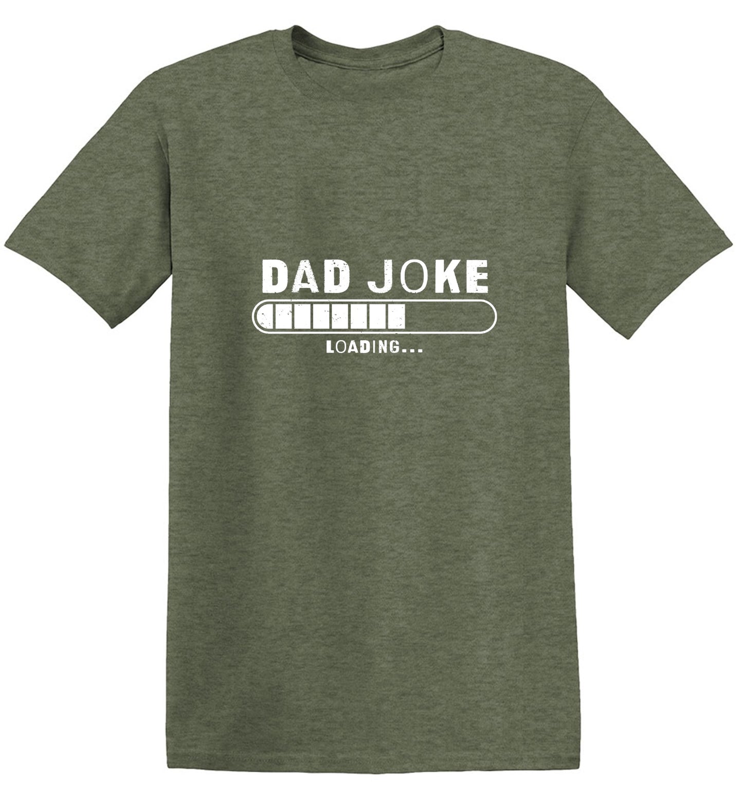 Funny T-Shirts design "Dad Joke Loading… Fathers Day Shirt - Ring Spun Tee"