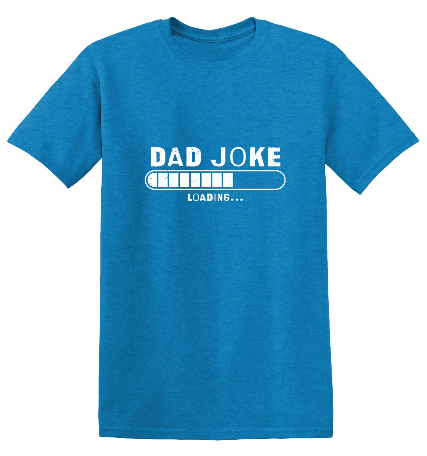 Funny T-Shirts design "Dad Joke Loading… Fathers Day Shirt - Ring Spun Tee"