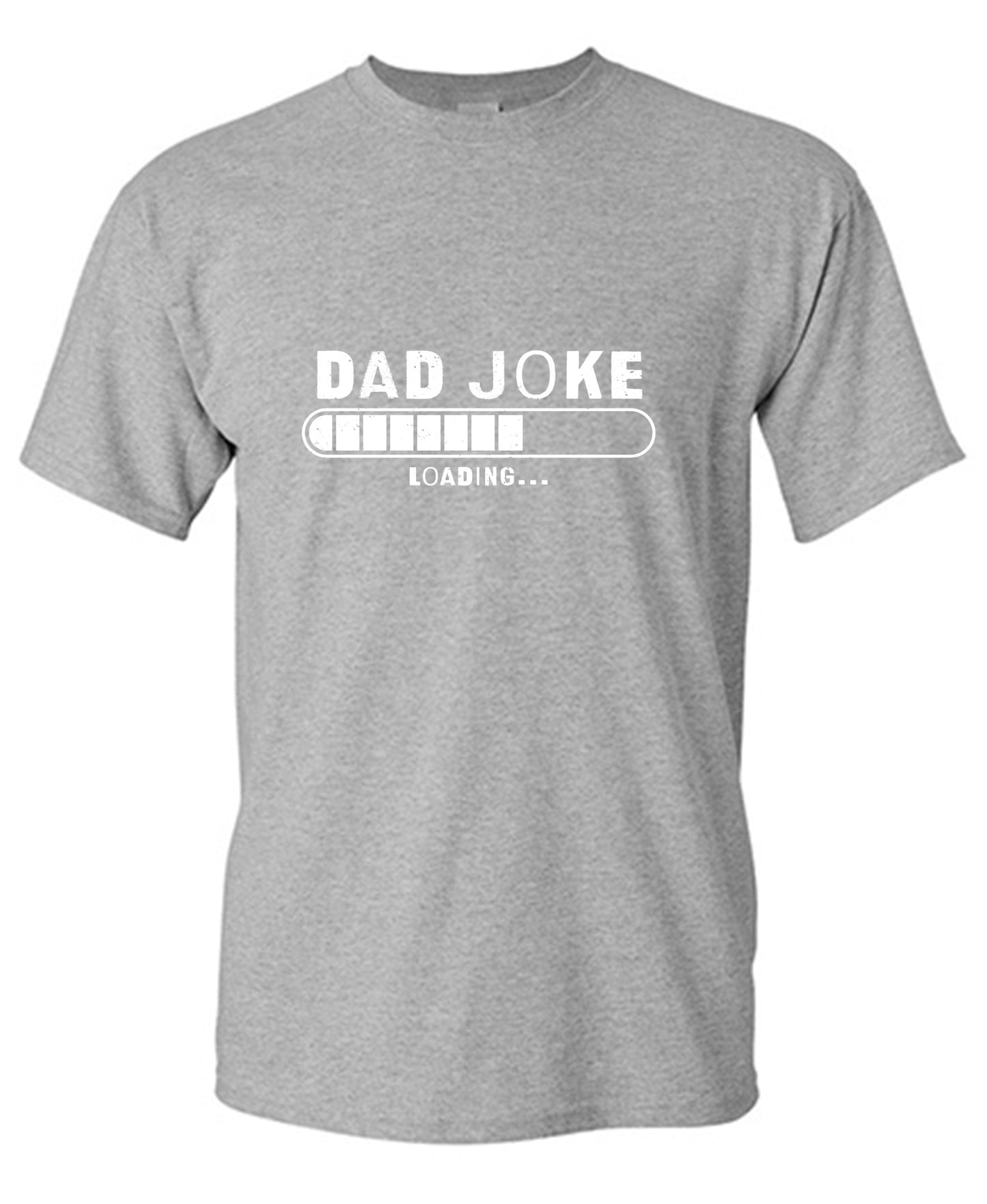 Funny T-Shirts design "Dad Joke Loading… Fathers Day Shirt - Ring Spun Tee"