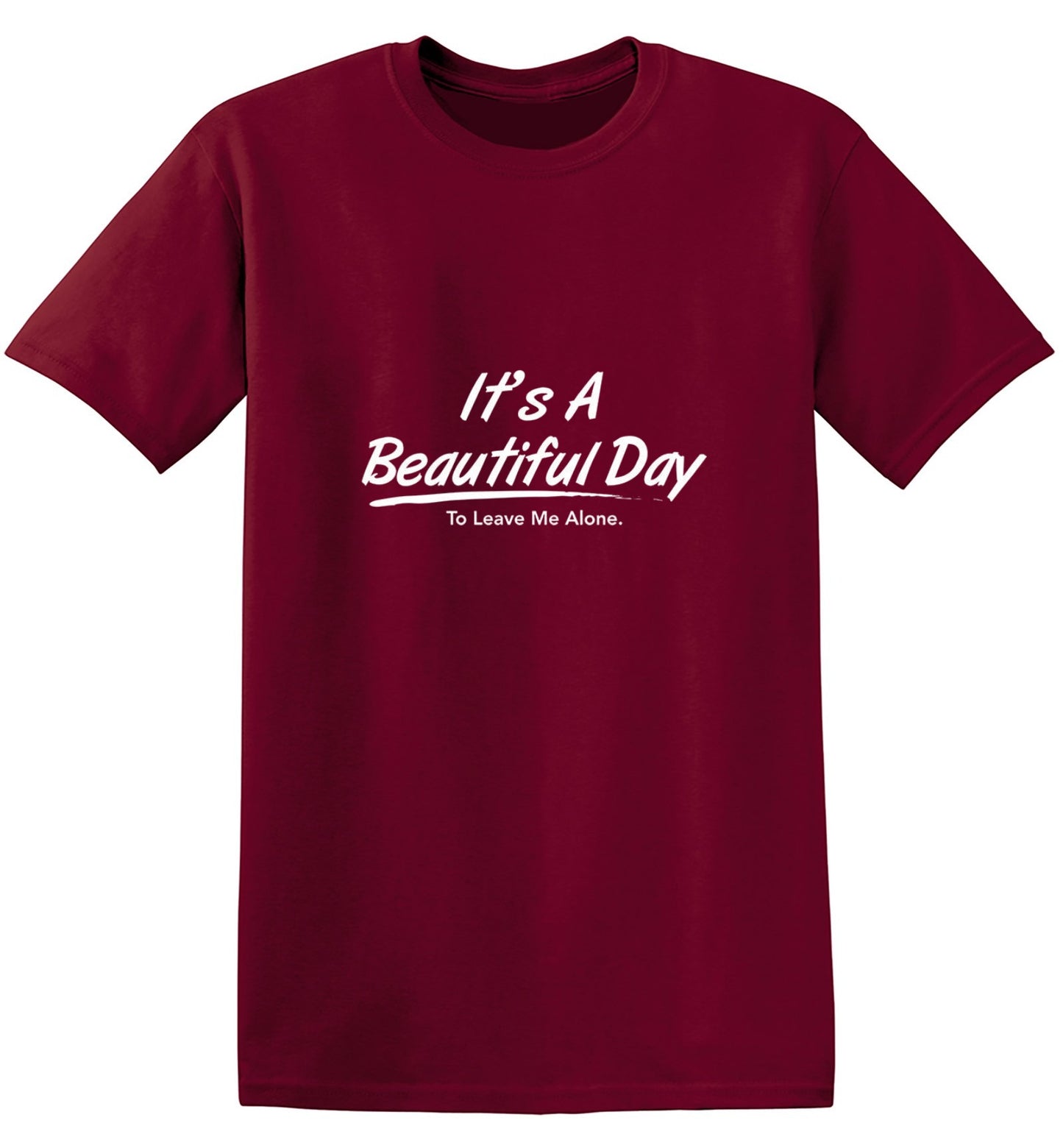 Funny T-Shirts design "It's A Beautiful Day - To Leave Me Alone - Youth"