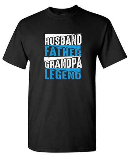 Husband Father Grandpa Legend Fathers Day T Shirt - Roadkill T-Shirts