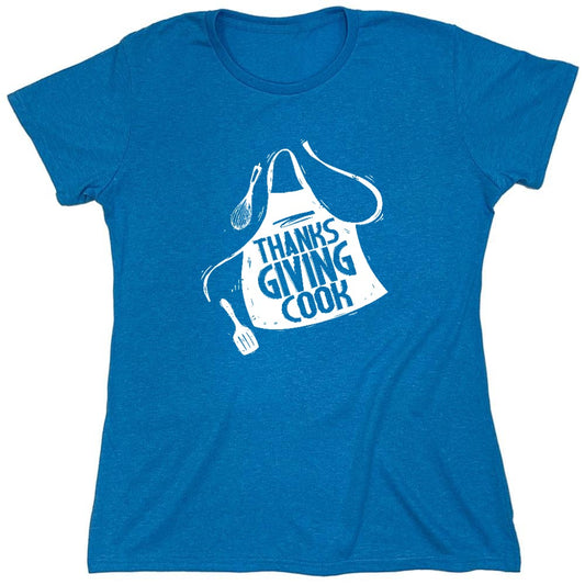 Funny T-Shirts design "Thanksgiving Cook - Womens"