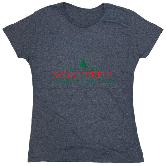 Funny T-Shirts design "The Most Wonderful Time of the Year - Christmas Shirt - Womens"