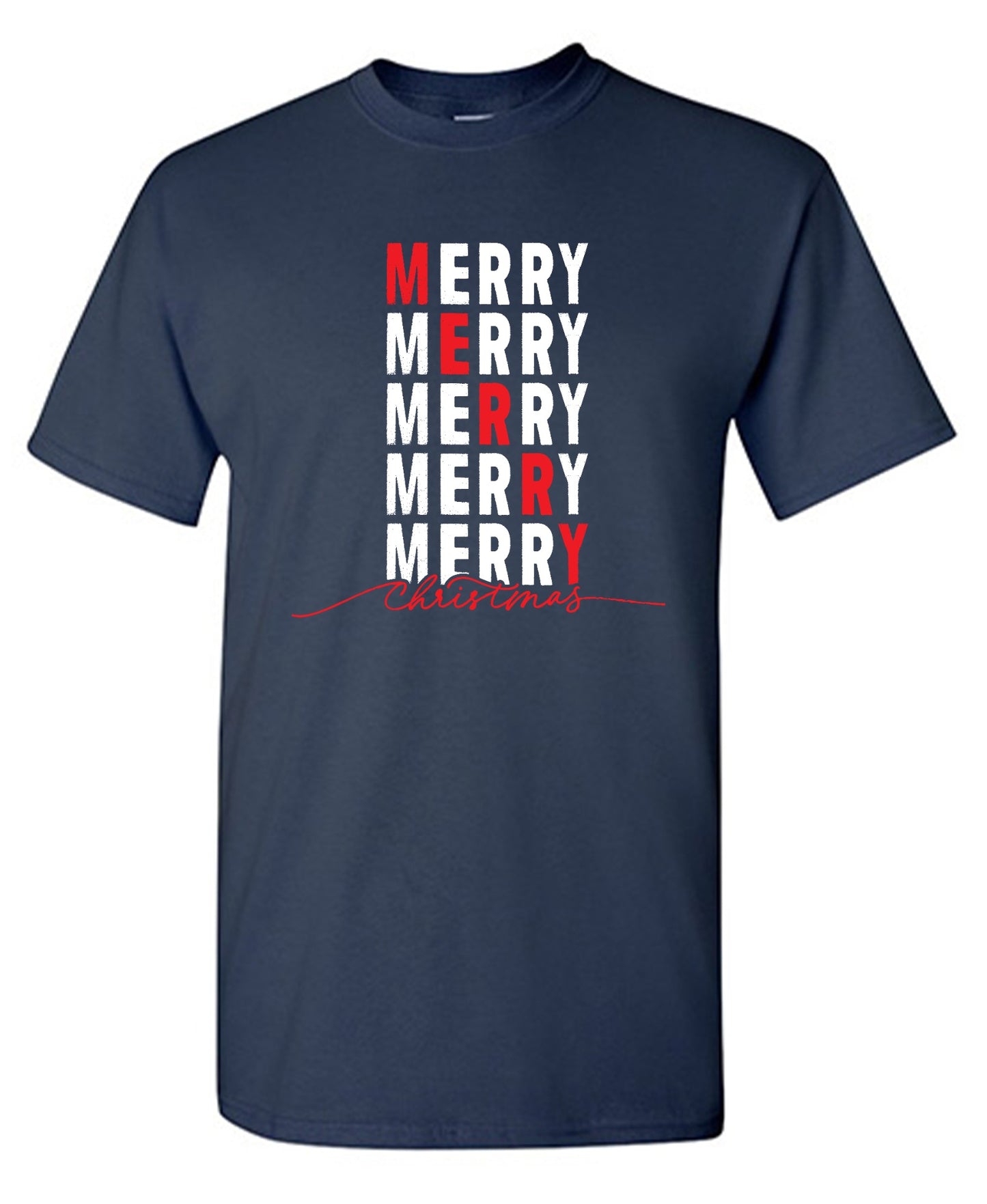 Funny T-Shirts design "Merry, Merry, Merry, Merry, Merry Christmas Shirt"