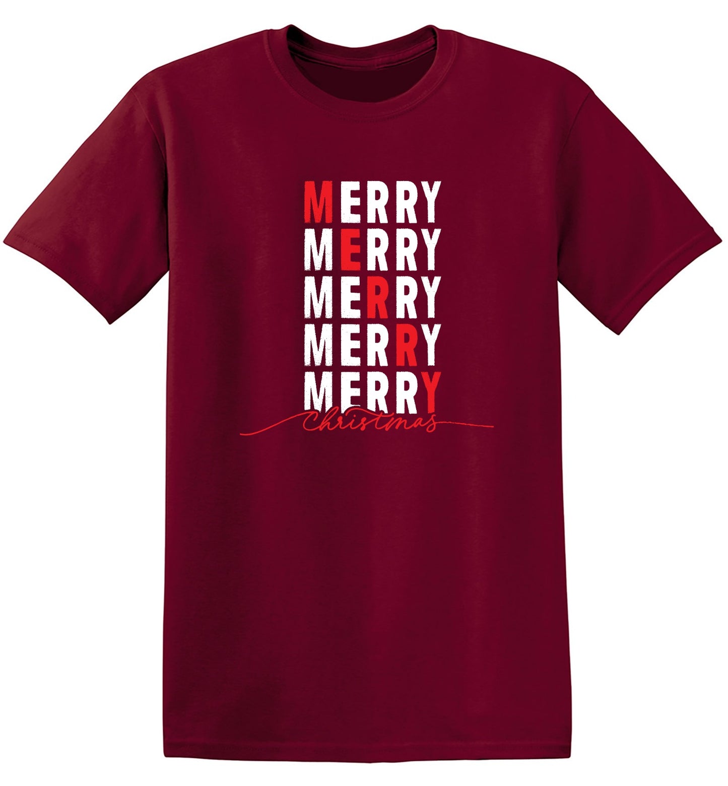 Funny T-Shirts design "Merry, Merry, Merry, Merry, Merry Christmas Shirt"