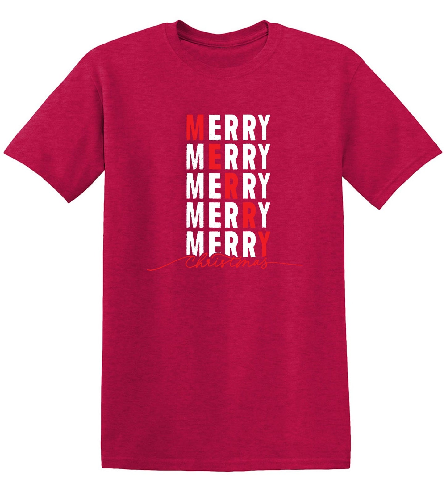 Funny T-Shirts design "Merry, Merry, Merry, Merry, Merry Christmas Shirt"