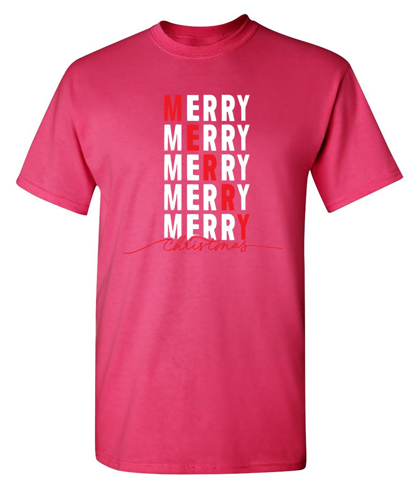 Funny T-Shirts design "Merry, Merry, Merry, Merry, Merry Christmas Shirt"