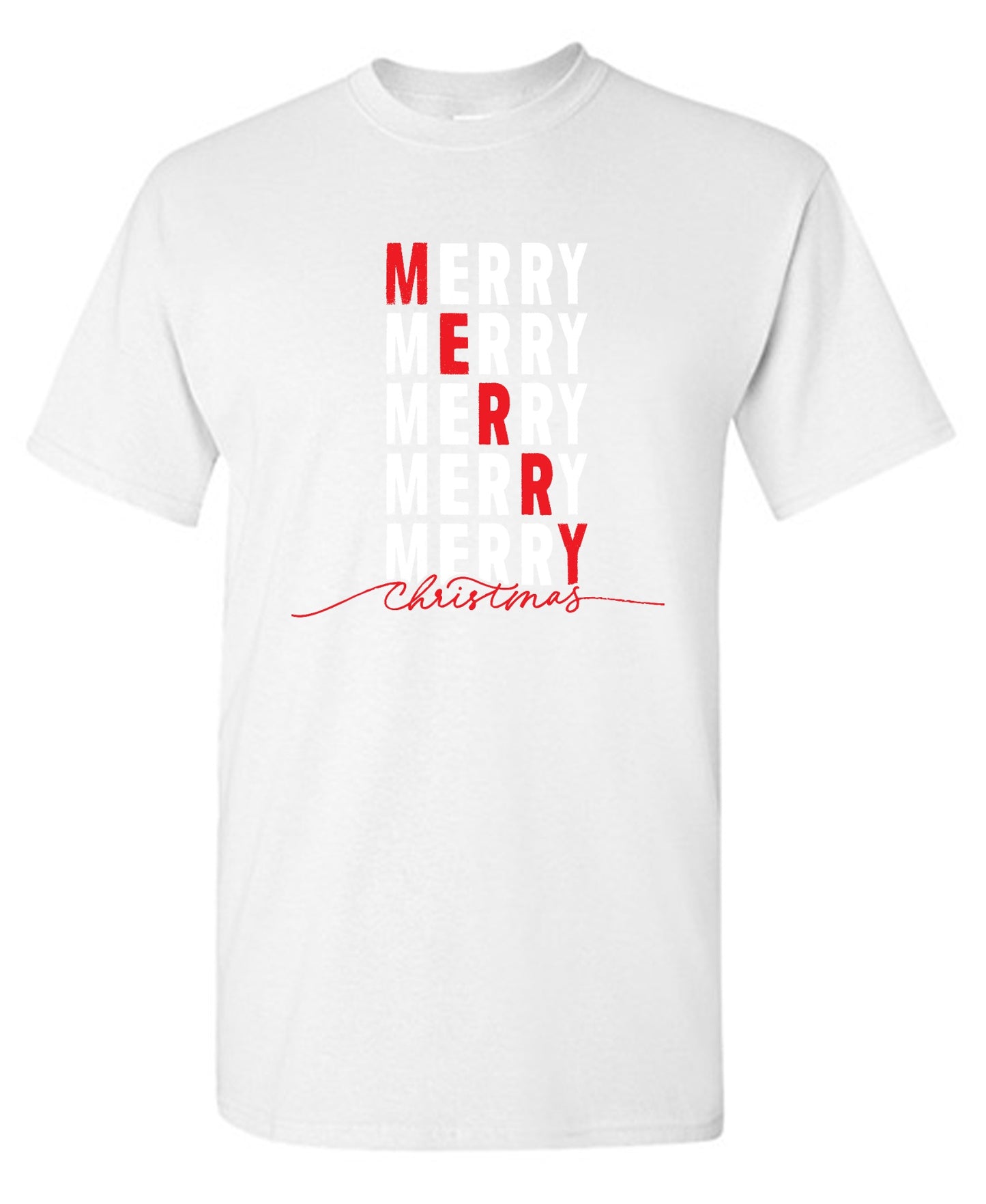 Funny T-Shirts design "Merry, Merry, Merry, Merry, Merry Christmas Shirt"